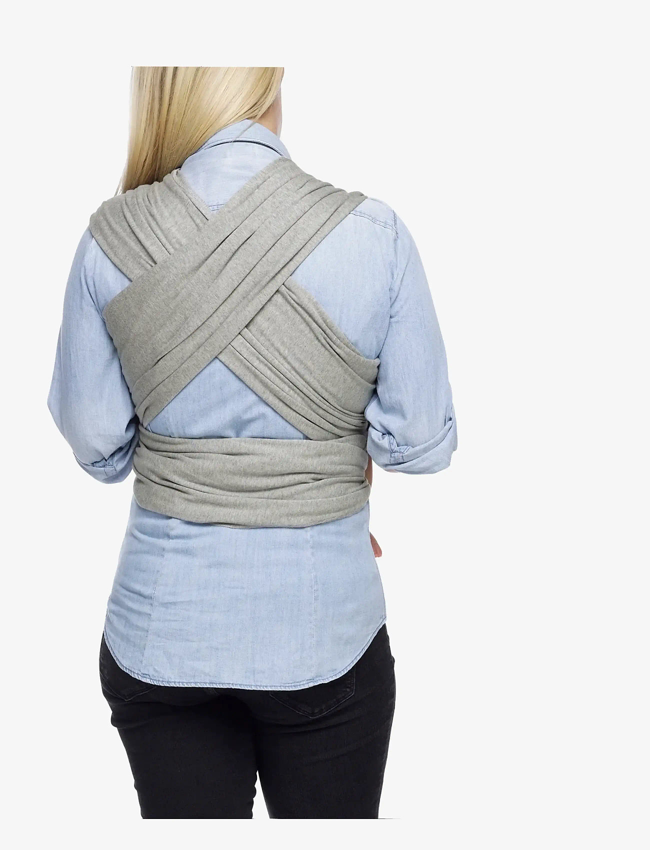 Moby - Moby Wrap Classic - Grey - bæreslynge - heathered grey - 4
