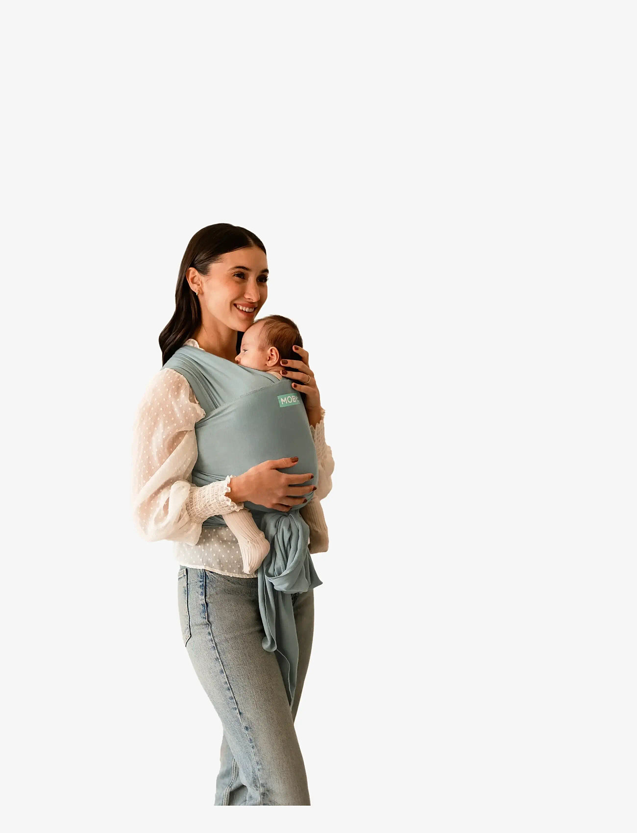 Moby - Moby Wrap Evolution - Sea Glass - baby carriers & baby wraps - sea glass - 2