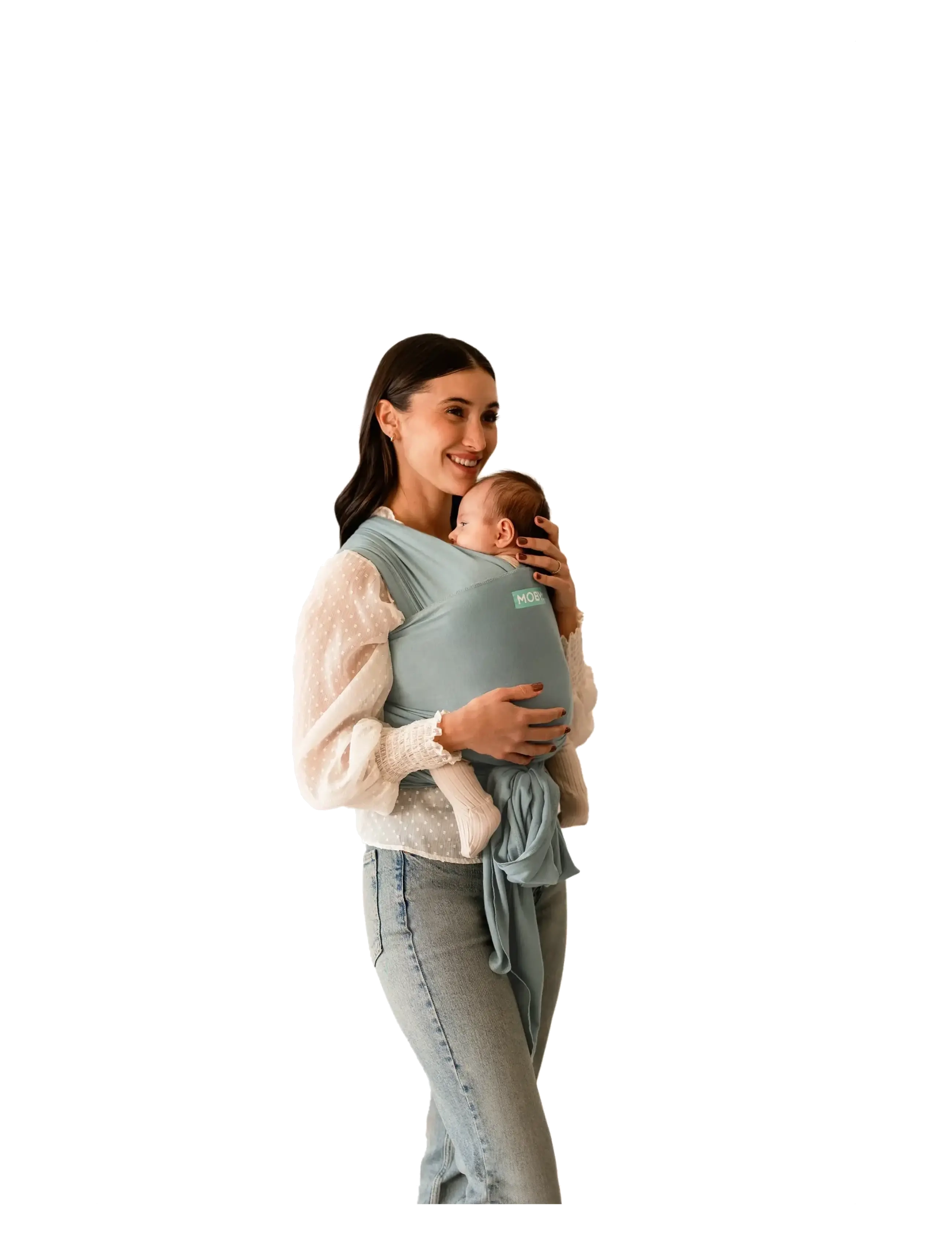 Moby - Moby Wrap Evolution - Sea Glass - babytragen & tragetücher - sea glass - 2