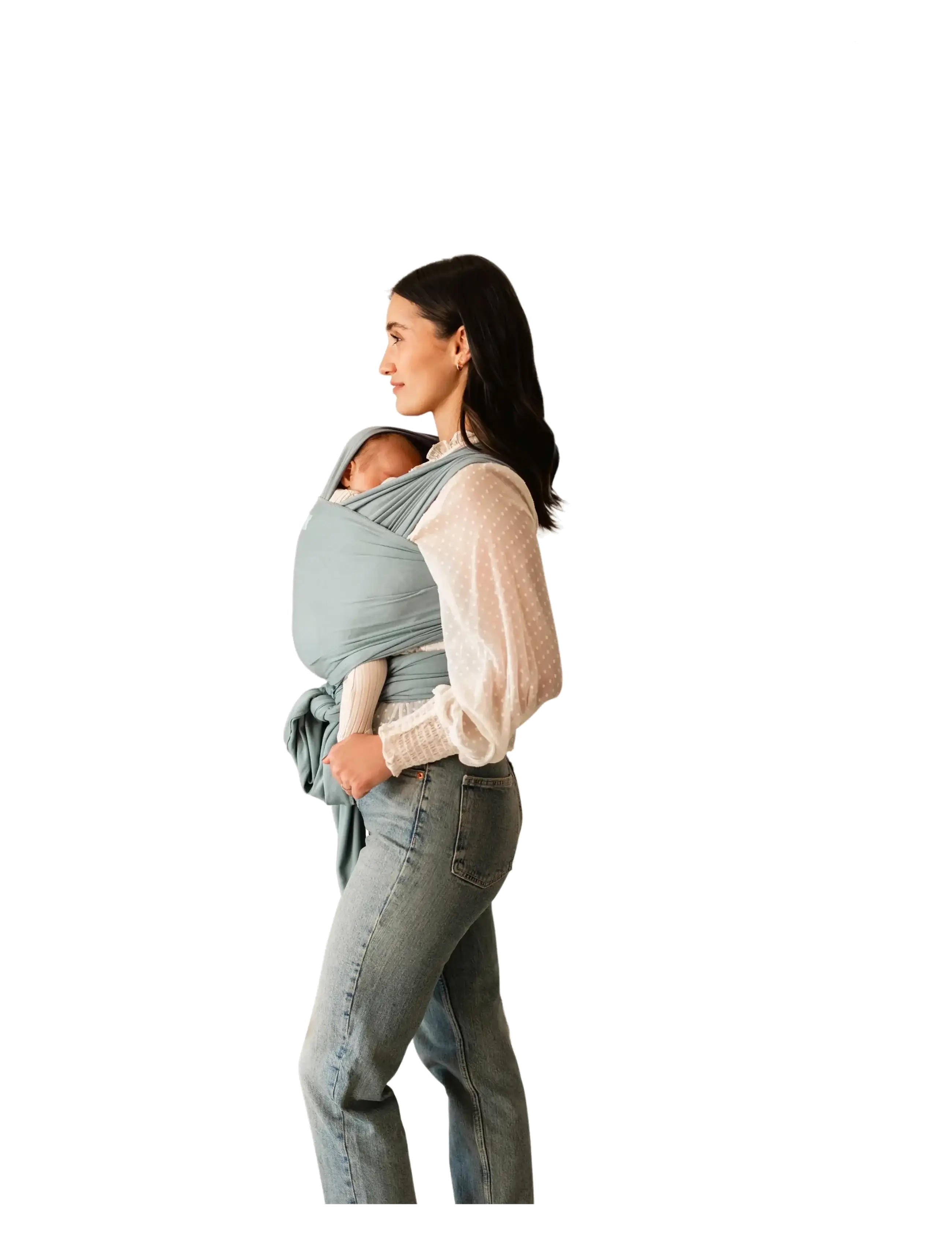 Moby - Moby Wrap Evolution - Sea Glass - babytragen & tragetücher - sea glass - 3