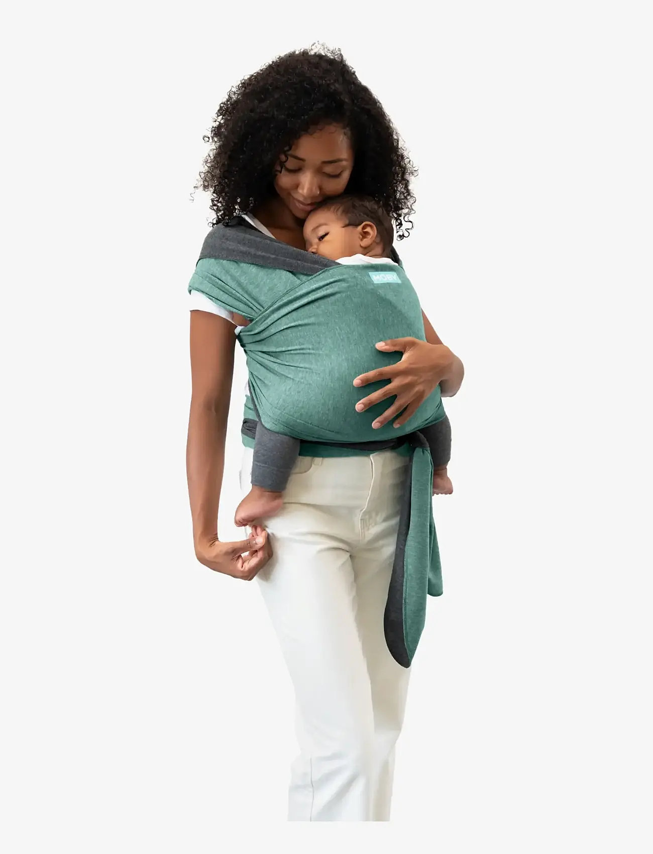 Moby - Moby  Reversible Wrap - Jade/Grey - tragetücher - jade/grey - 1