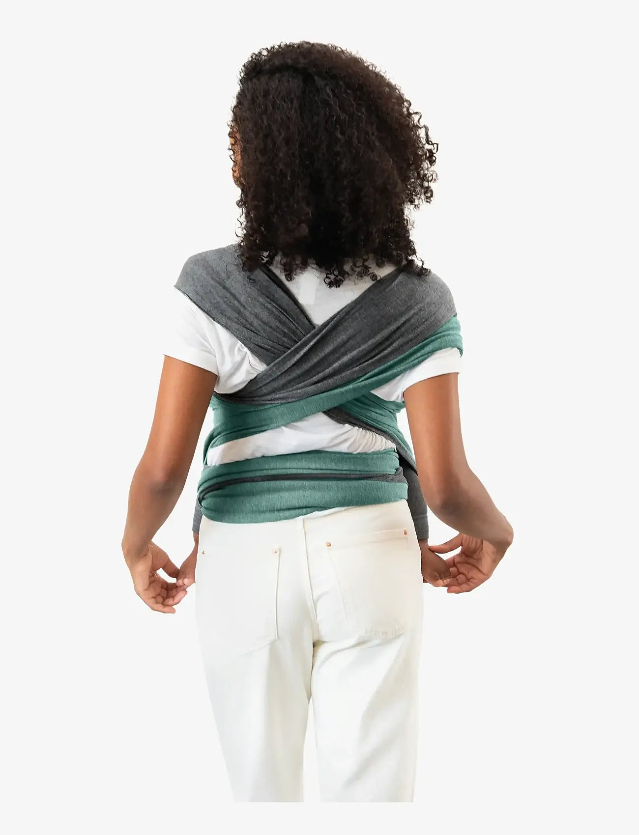Moby - Moby  Reversible Wrap - Jade/Grey - tragetücher - jade/grey - 4