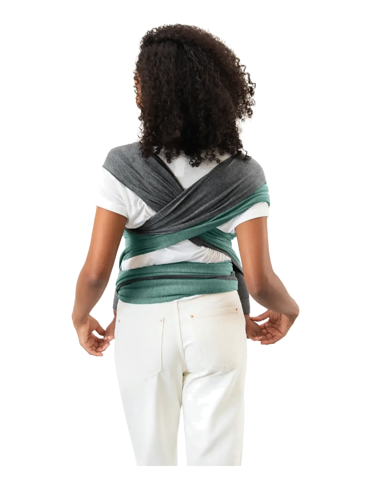 Moby - Moby  Reversible Wrap - Jade/Grey - bärsjalar - jade/grey - 4