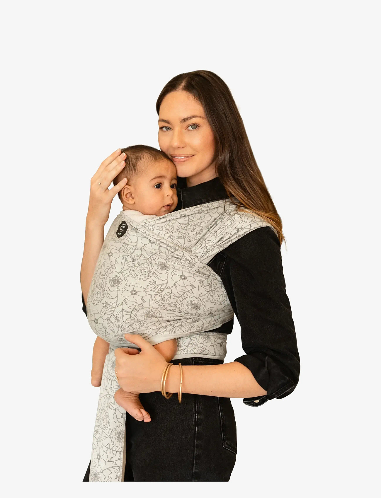 Moby - Moby Wrap Classic - Seaside Poppies - bæreseler & strækvikler - seaside poppies - 3