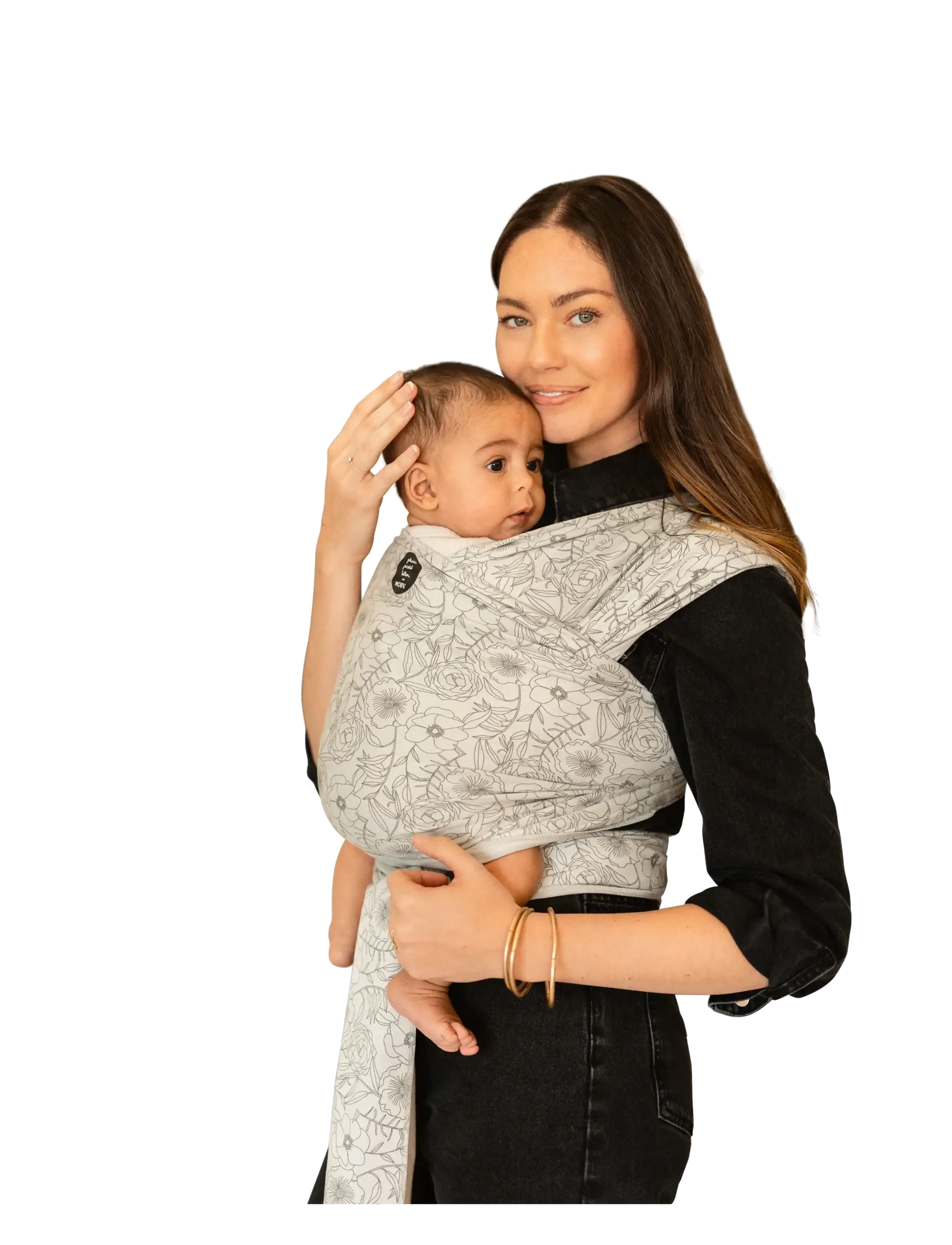 Moby - Moby Wrap Classic - Seaside Poppies - kõhukotid ja kandelinad - seaside poppies - 3