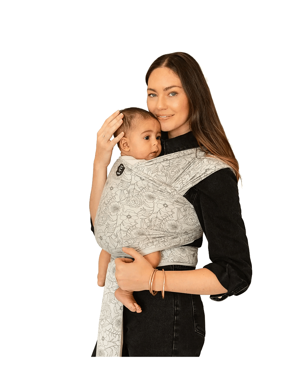 Moby - Moby Wrap Classic - Seaside Poppies - kõhukotid ja kandelinad - seaside poppies - 3