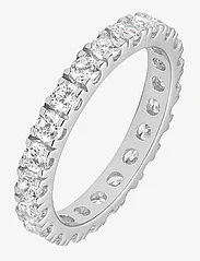 Mockberg - Elipse Ring Silver/White L/56 - festkläder till outletpriser - silver - 0