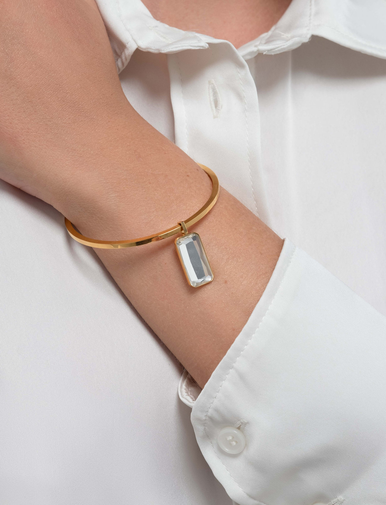 Mockberg - Power bracelet gold medium - juhlamuotia outlet-hintaan - gold - 1