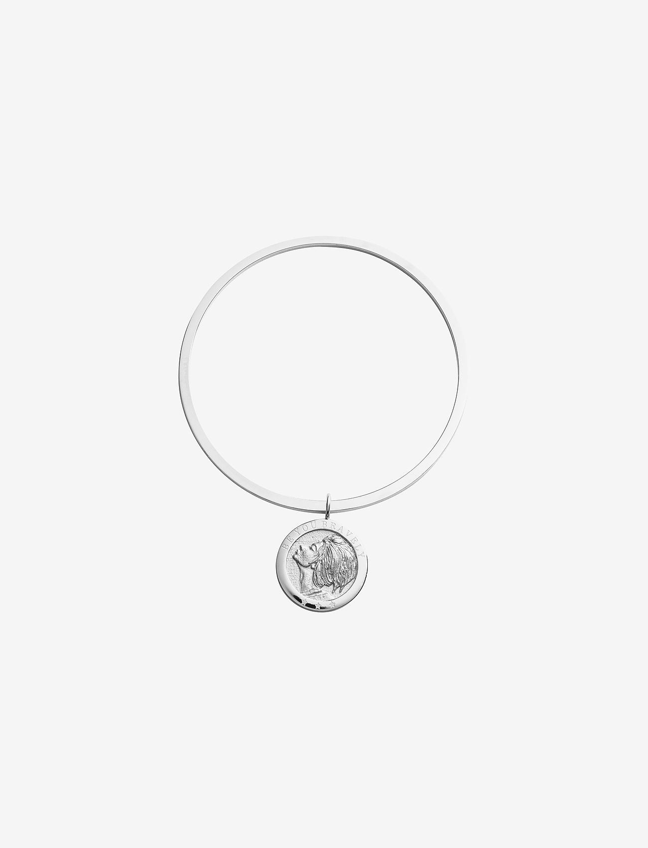 Mockberg - Brave bracelet silver medium - festtøj til outletpriser - silver - 0