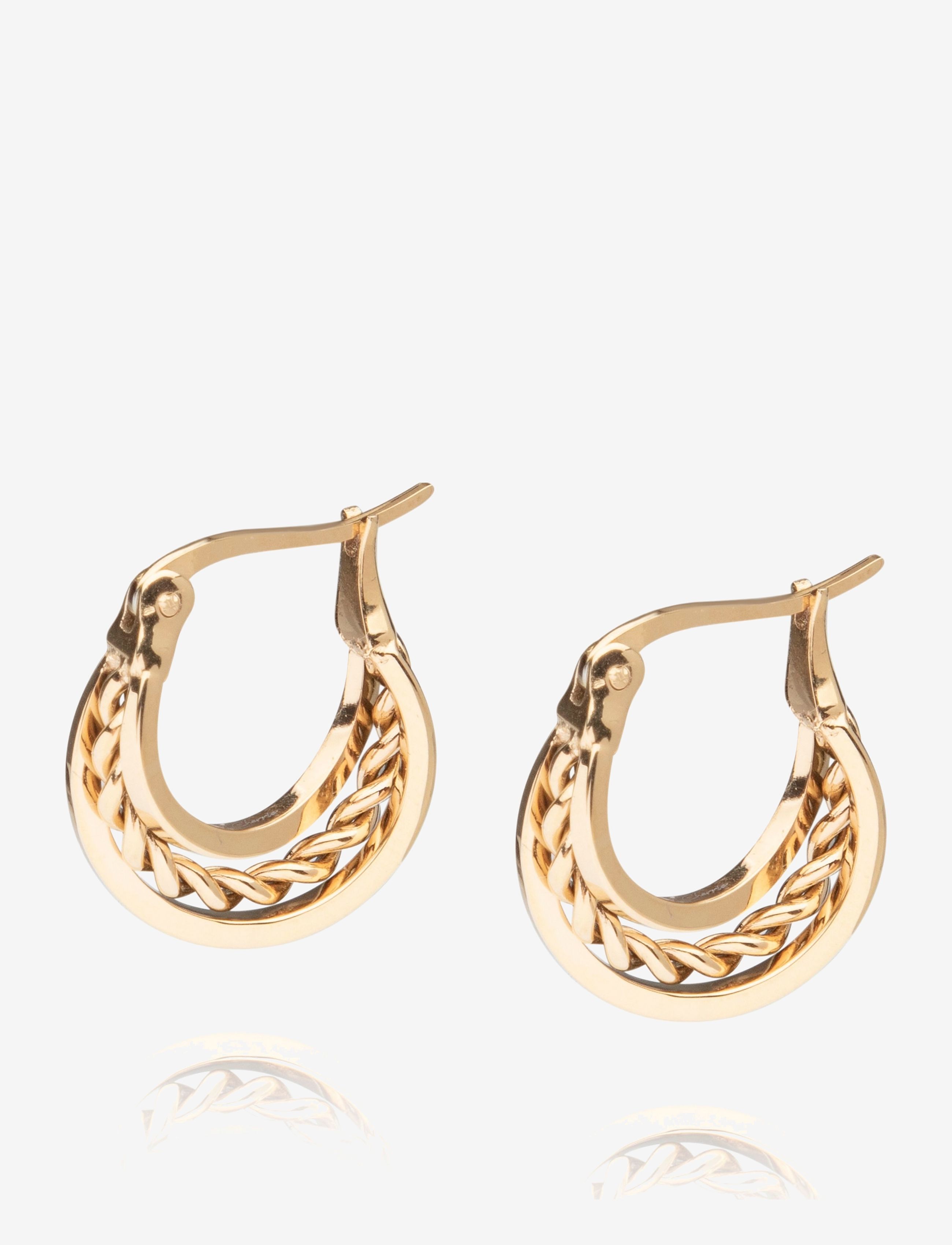 Mockberg - Bibi earrings large gold - gold - 0