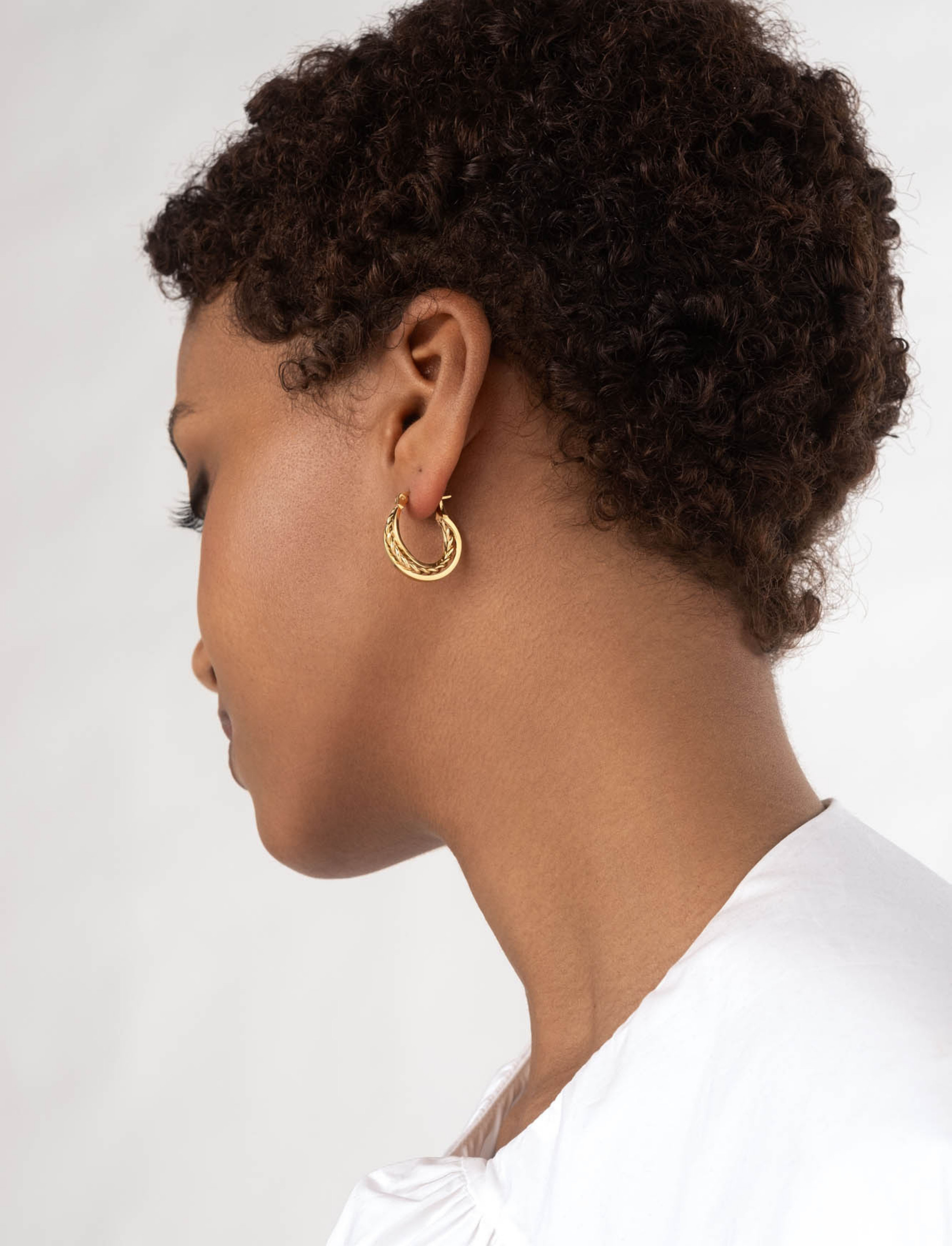 Mockberg - Bibi earrings large gold - gold - 1