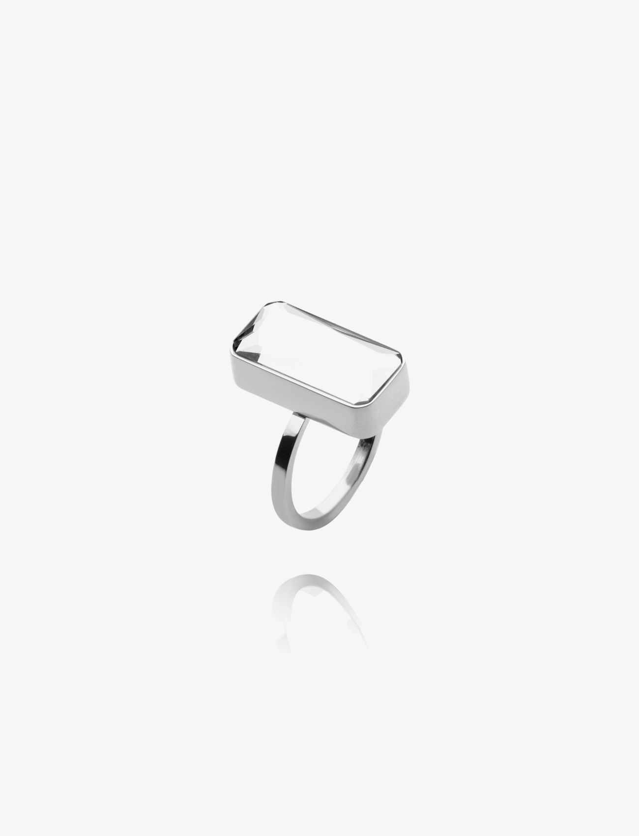 Power ring silver - SILVER