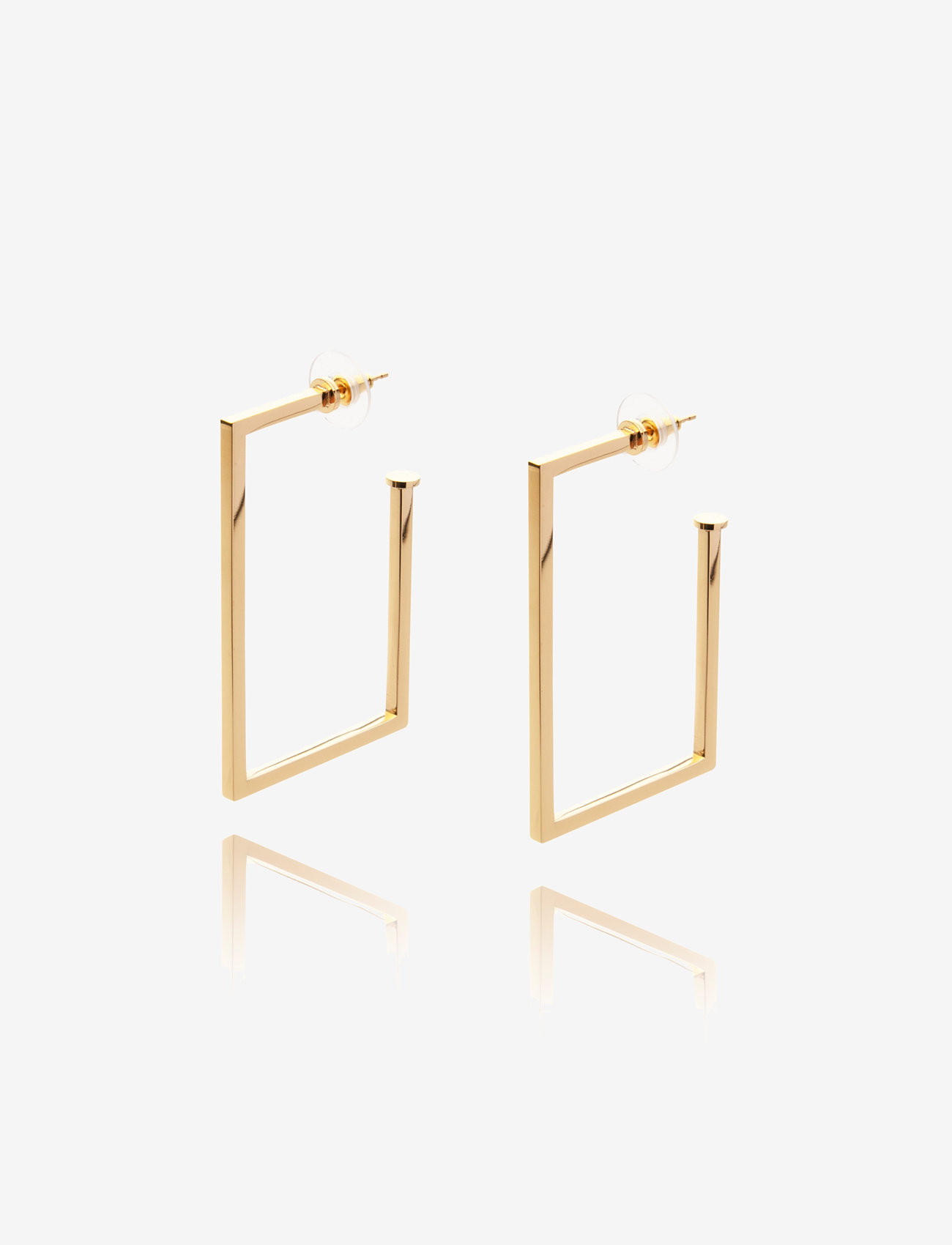 Mockberg - Favourite earrings gold - hoops - gold - 0