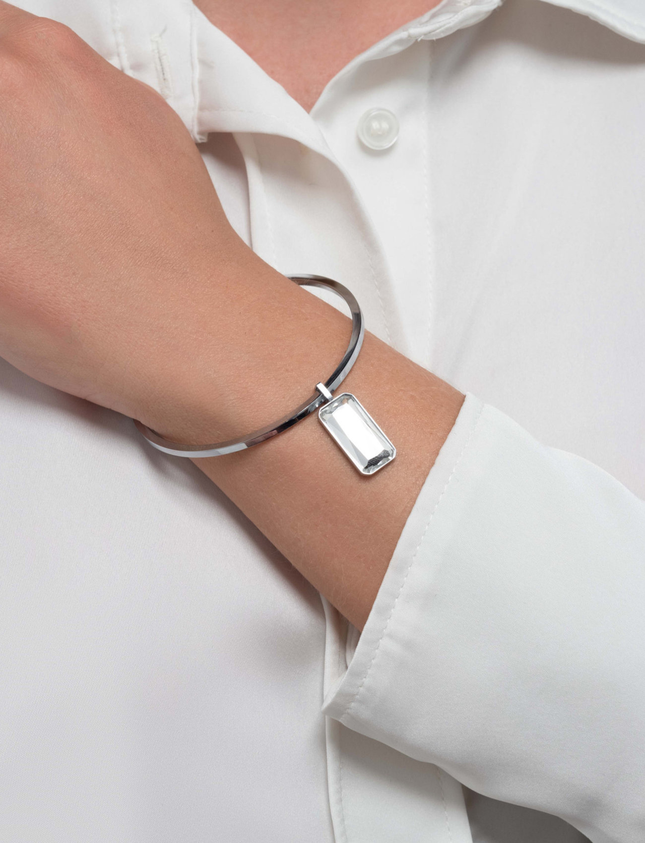 Mockberg - Power bracelet silver - festkläder till outletpriser - silver - 1