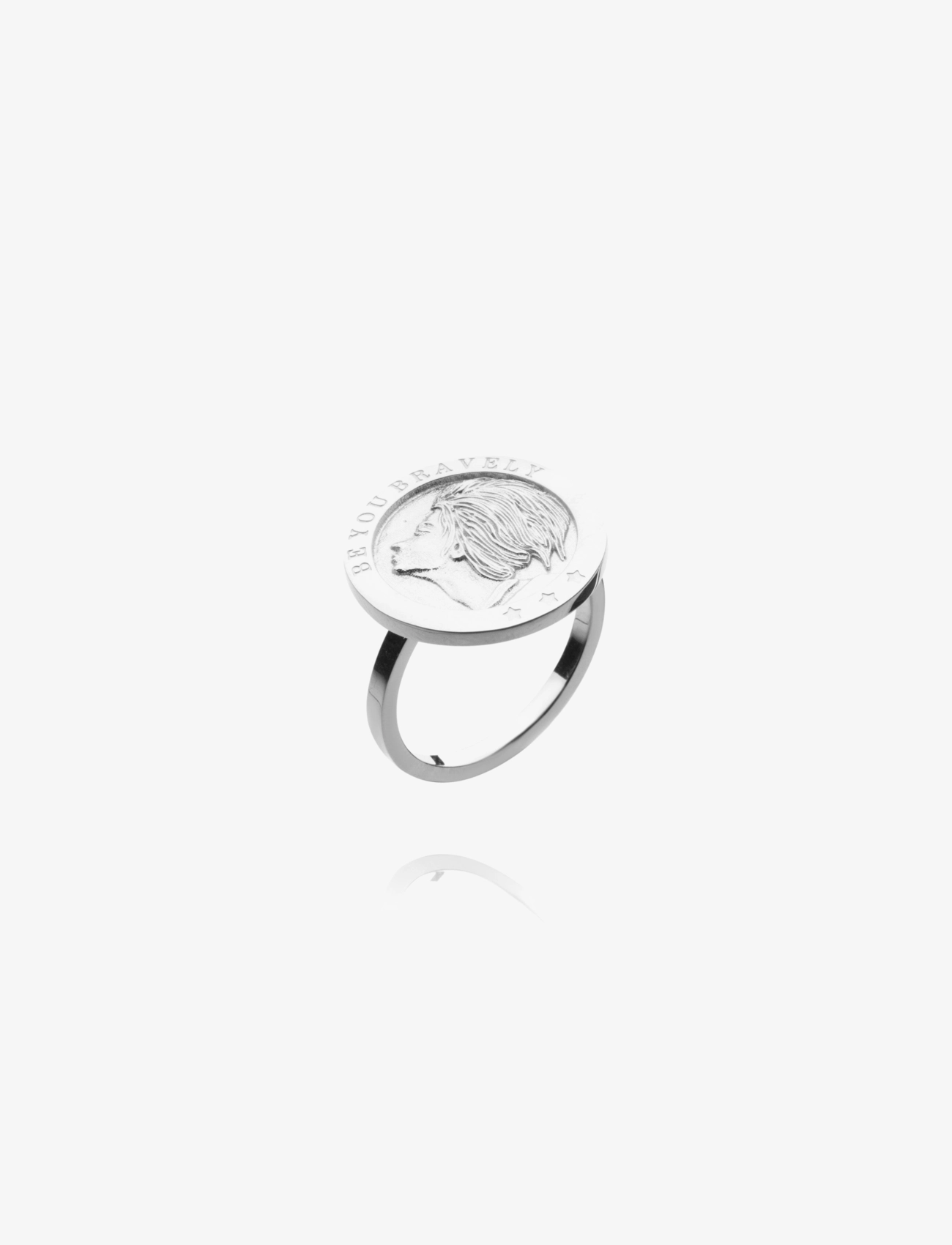 Brave ring silver - SILVER