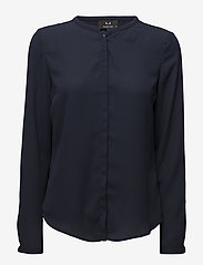Modström - Cyler shirt - long-sleeved blouses - navy night - 0