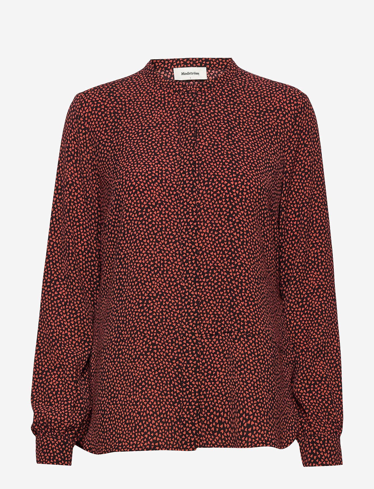 Modström - Atlas print shirt - heart_red blush - 0