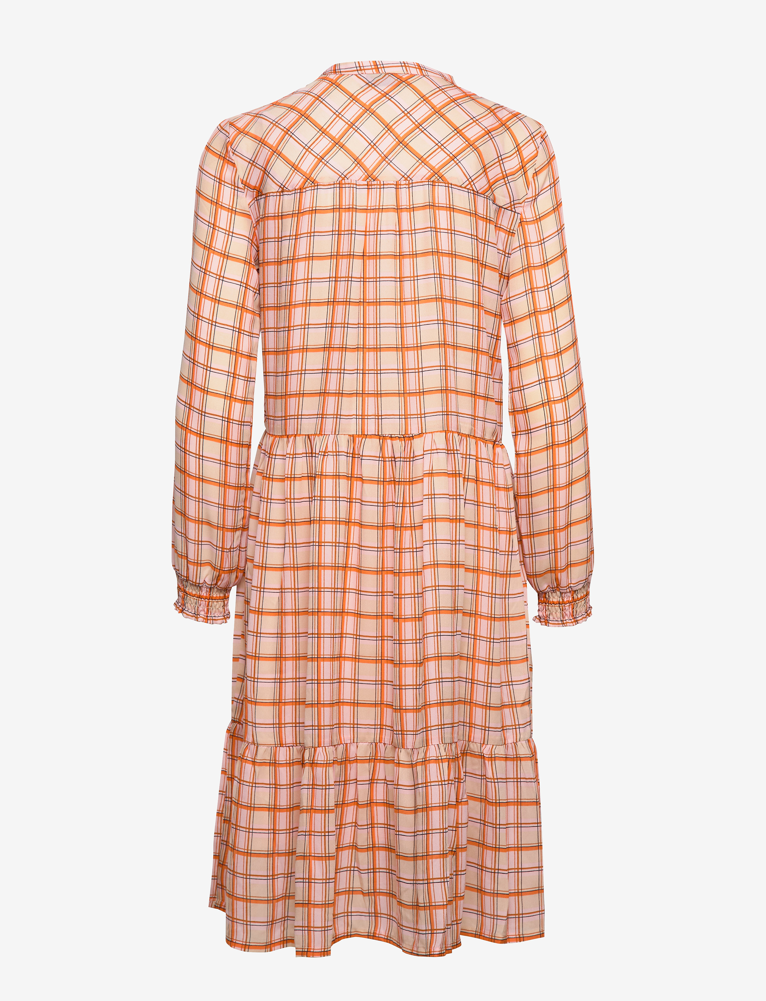 Modström - Bolette print dress - midikleider - light sand check - 1