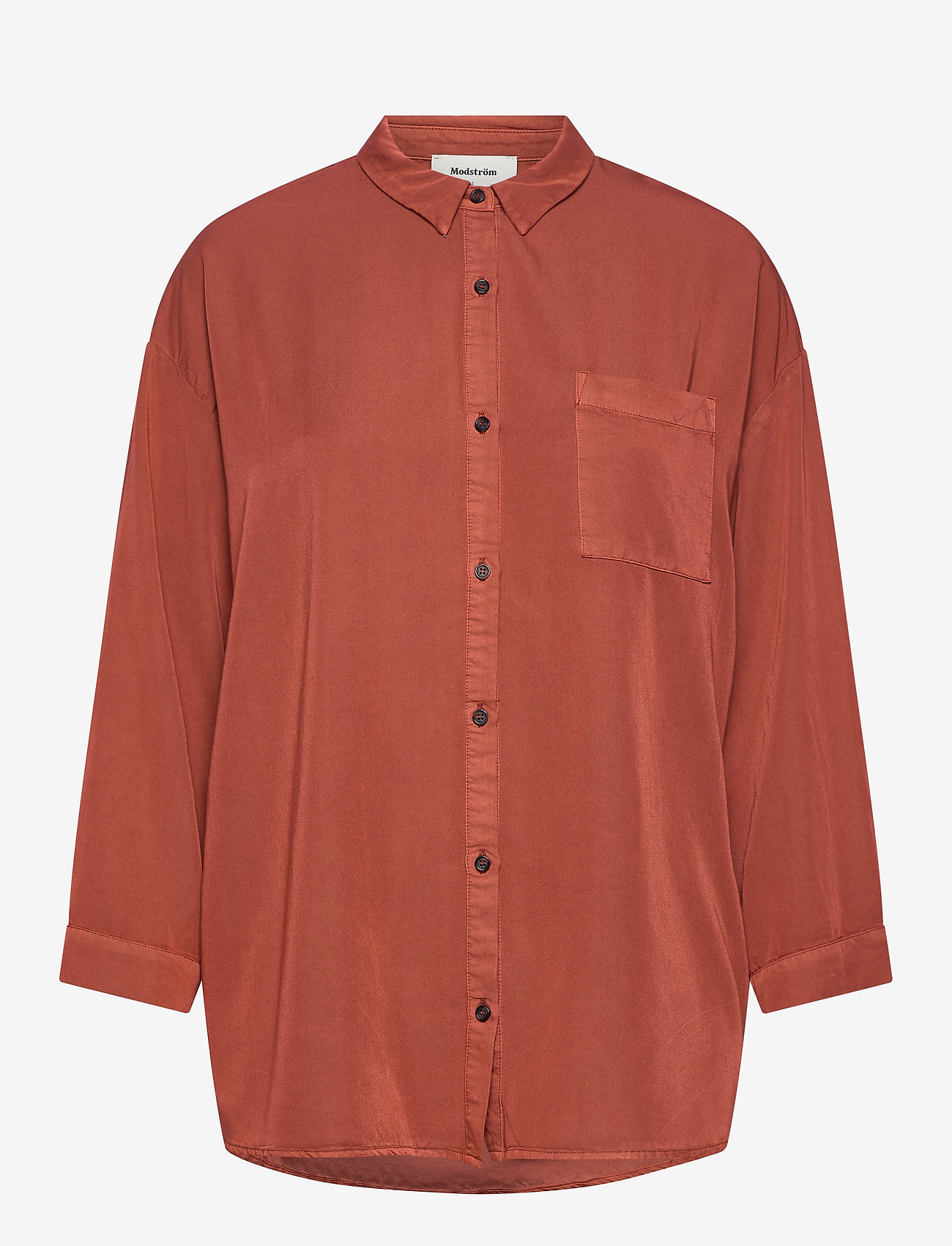 Modström - Colin shirt - fired brick - 0