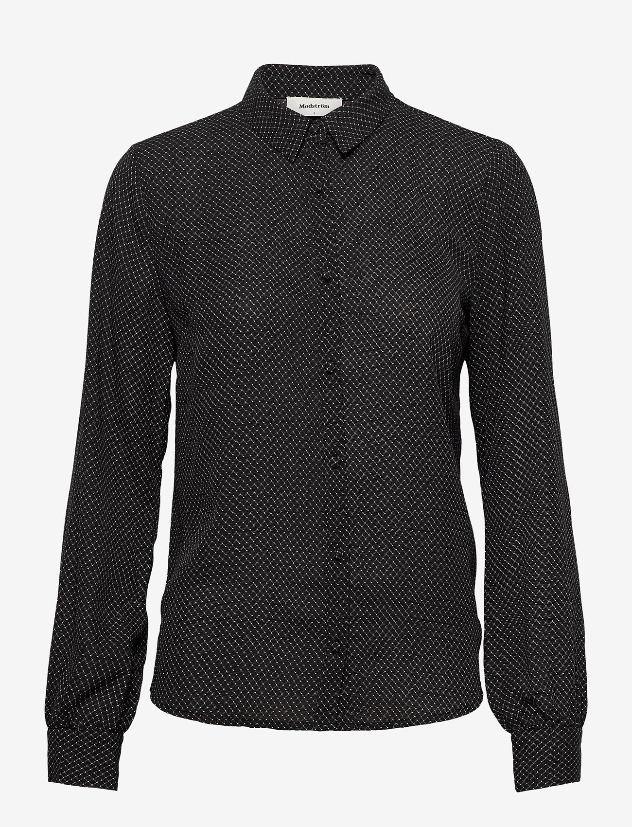 Edna print shirt - DARK GRID