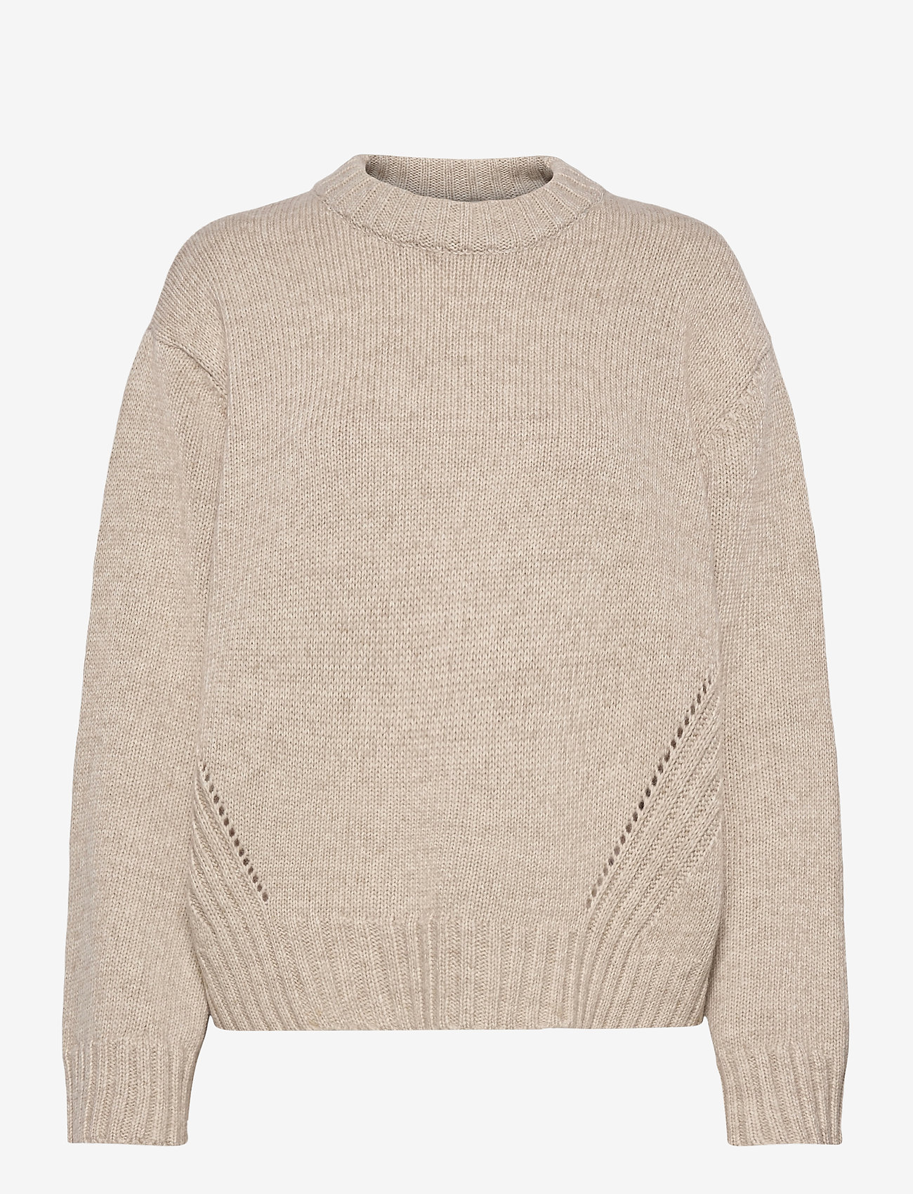 Modström - Sanka o-neck - beige melange - 0