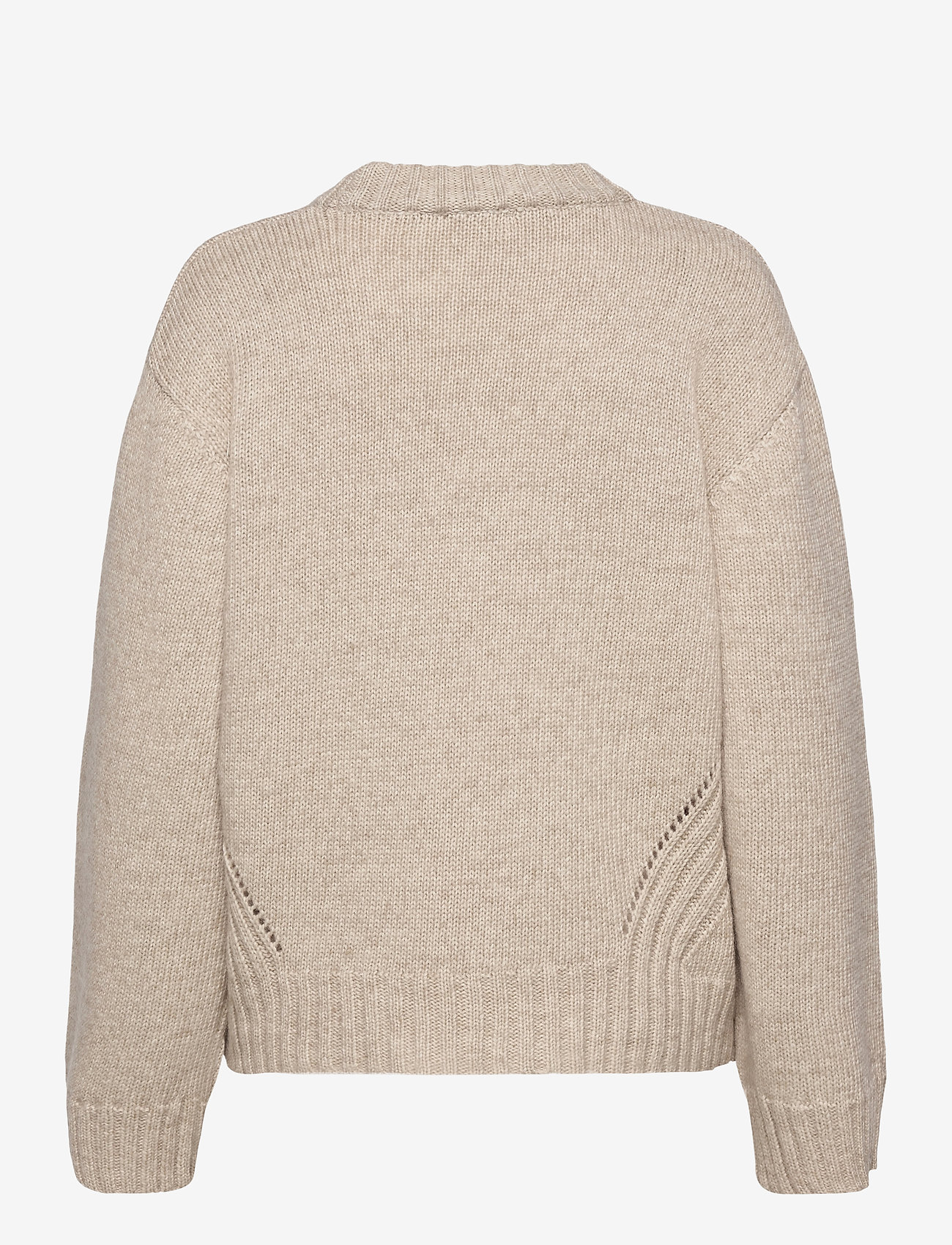 Modström - Sanka o-neck - beige melange - 1