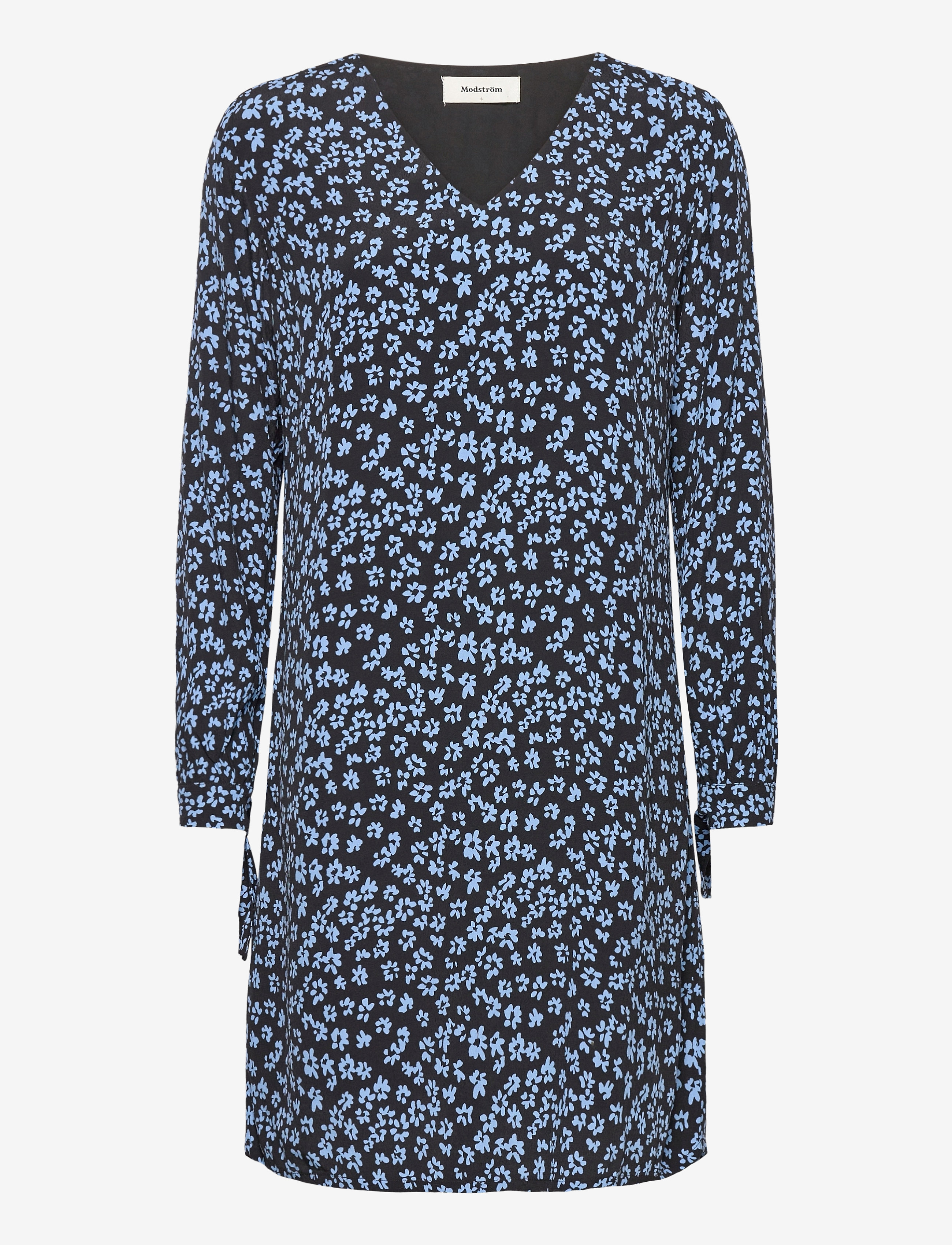Modström Fidel short print dress - Apģērbi - BLOOMY / blue