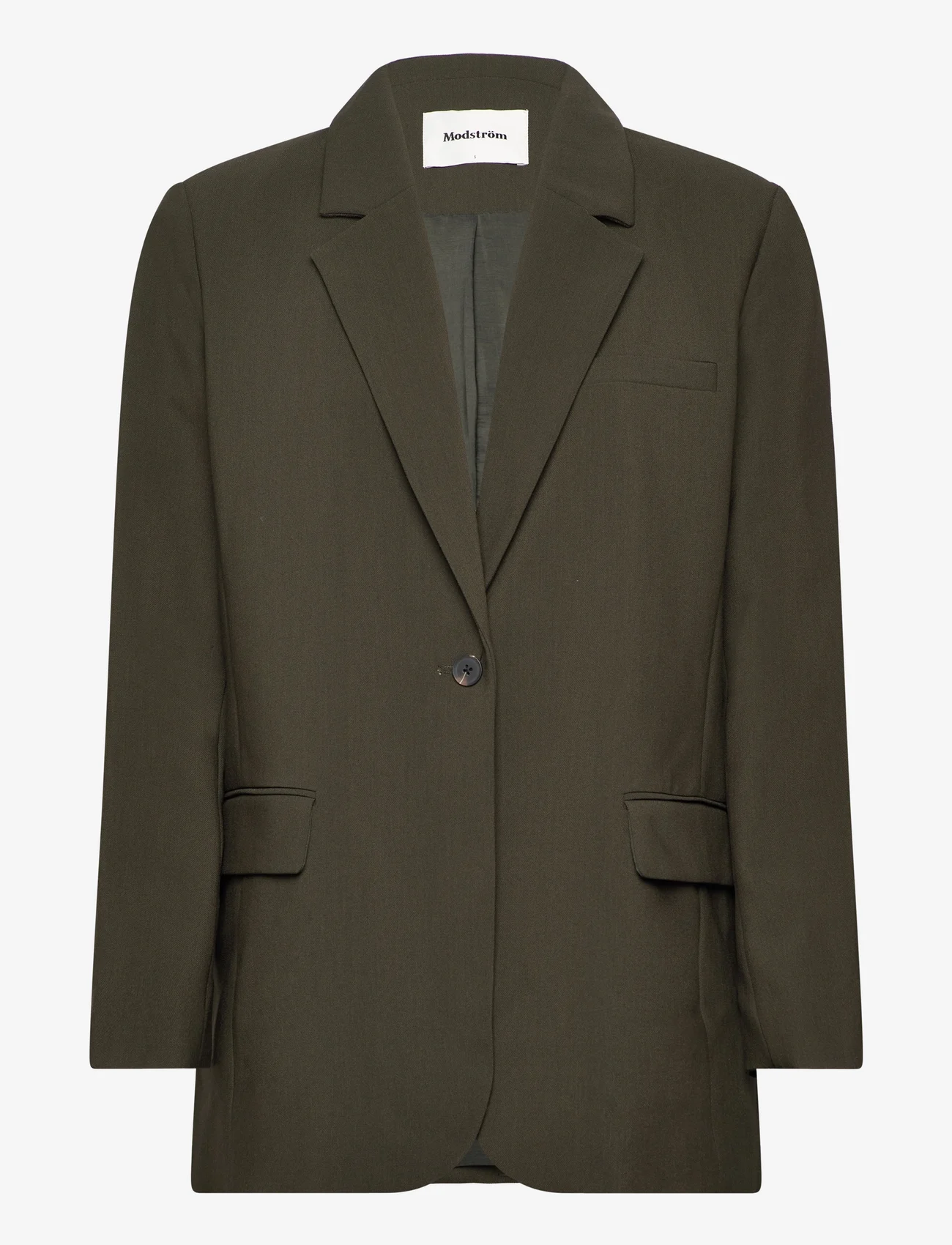 Modström - Gale blazer - odzież imprezowa w cenach outletowych - deep pine - 0
