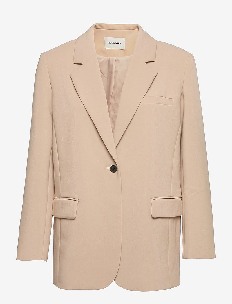 Modström - Gale blazer - enkeltradede blazere - powder sand - 1