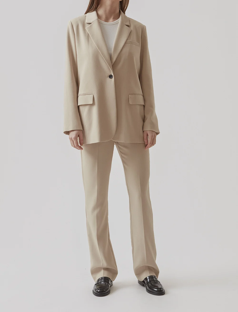 Modström - Gale blazer - einreihige blazer - powder sand - 0