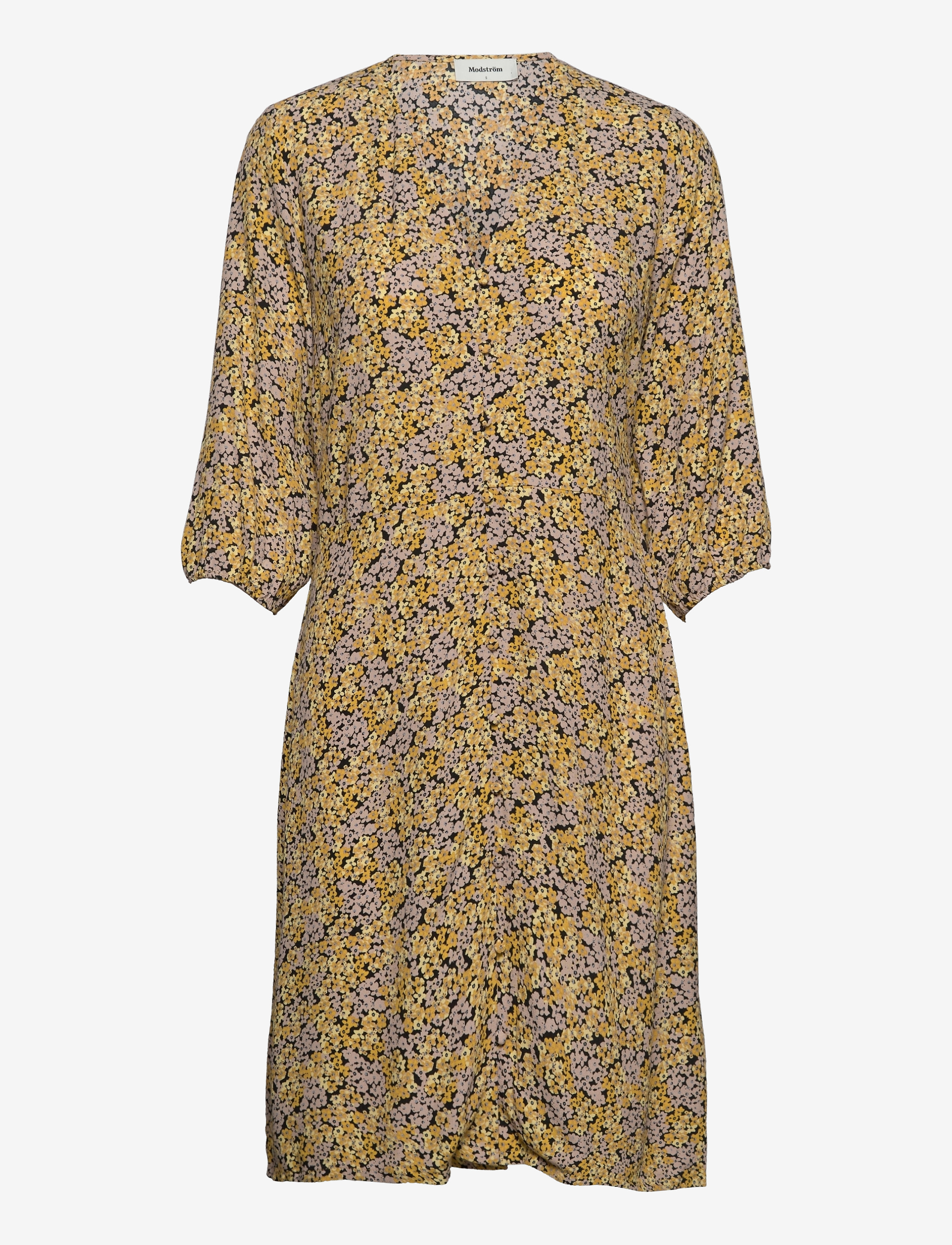 Modström Ella Short Print Dress, XS, Dresses, Mehrfarbig/gemustert - Knee-length & Midi, Frauen