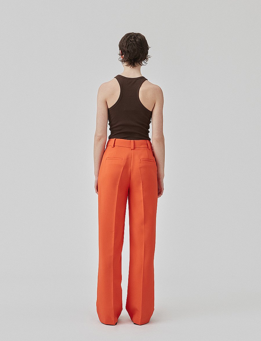 Modström - Gale pants - puvunhousut - bright cherry - 3