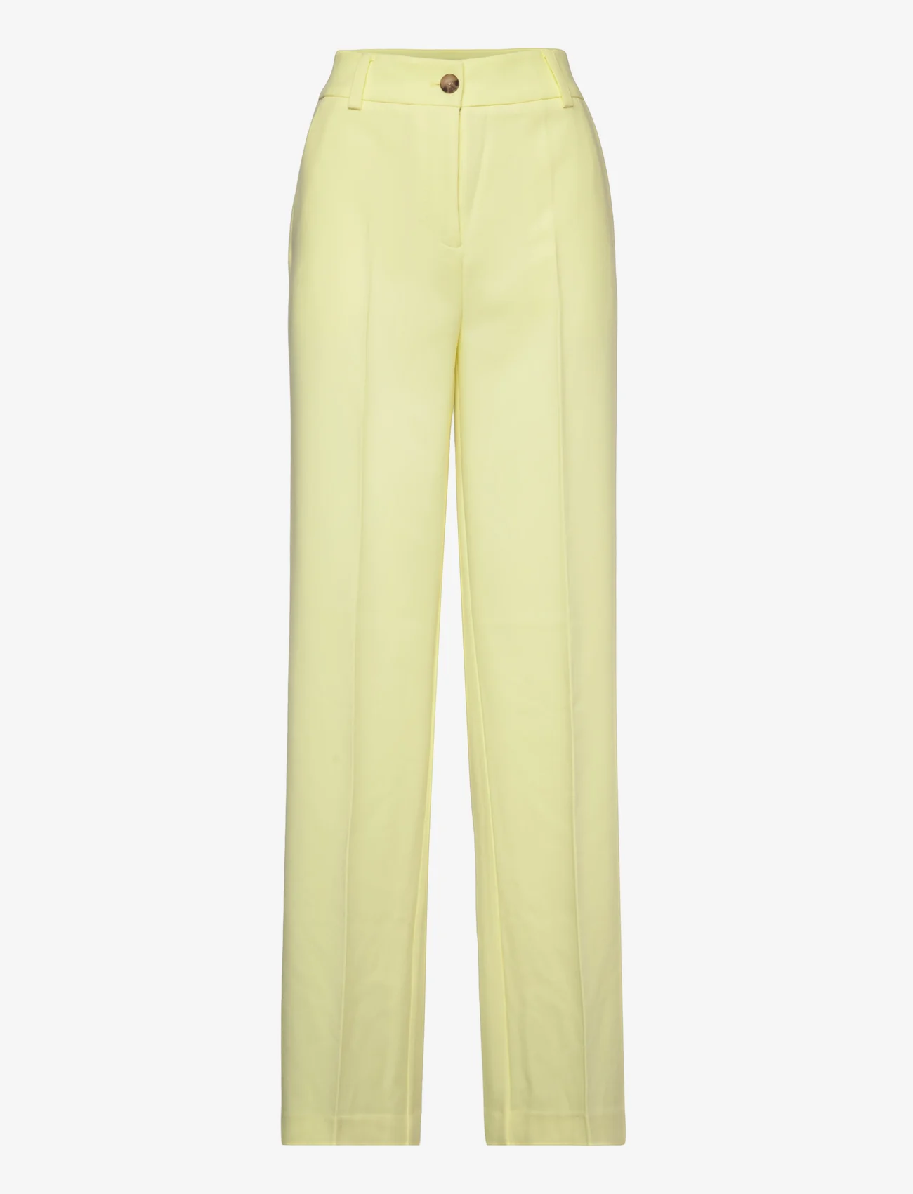 Modström - Gale pants - vakarėlių drabužiai išparduotuvių kainomis - yellow pear - 0