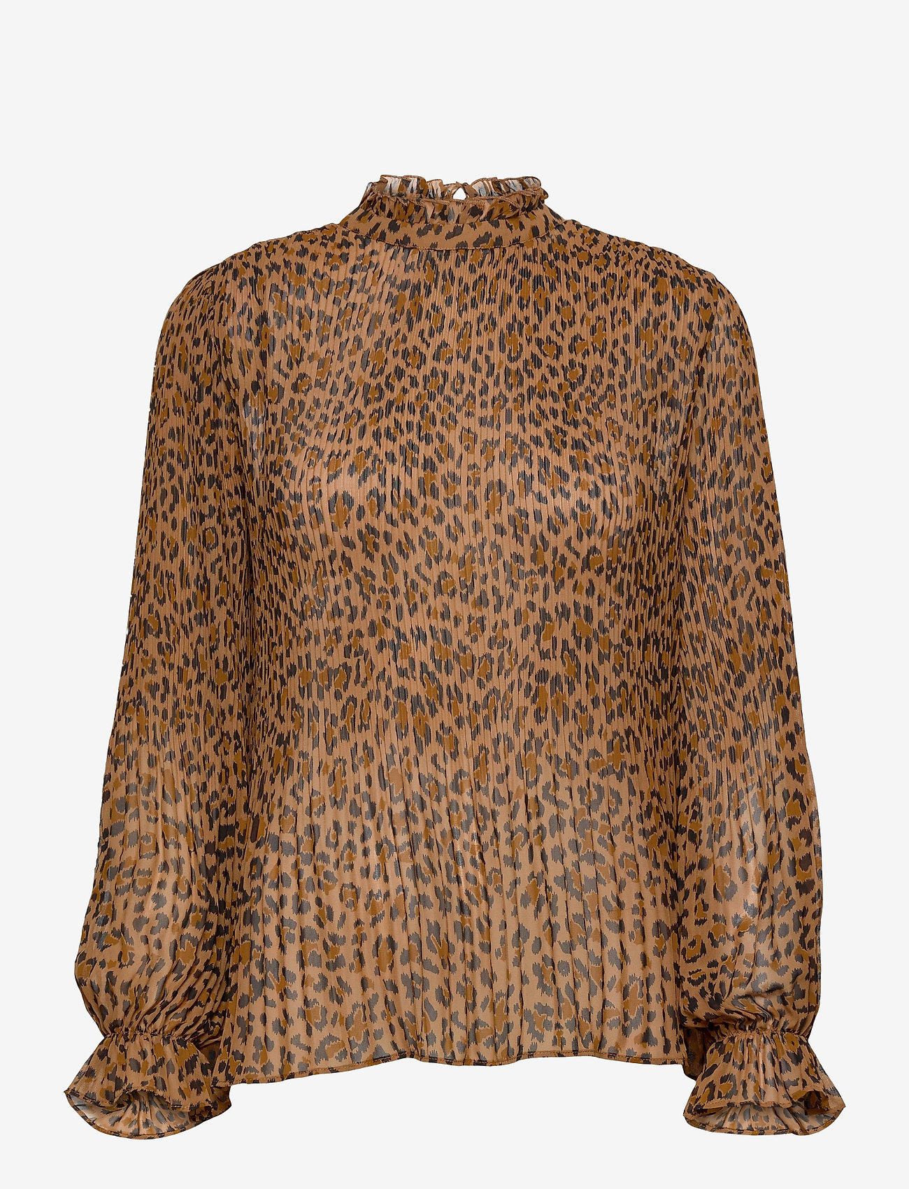 Modström - Hitta print top - brown leopard - 0