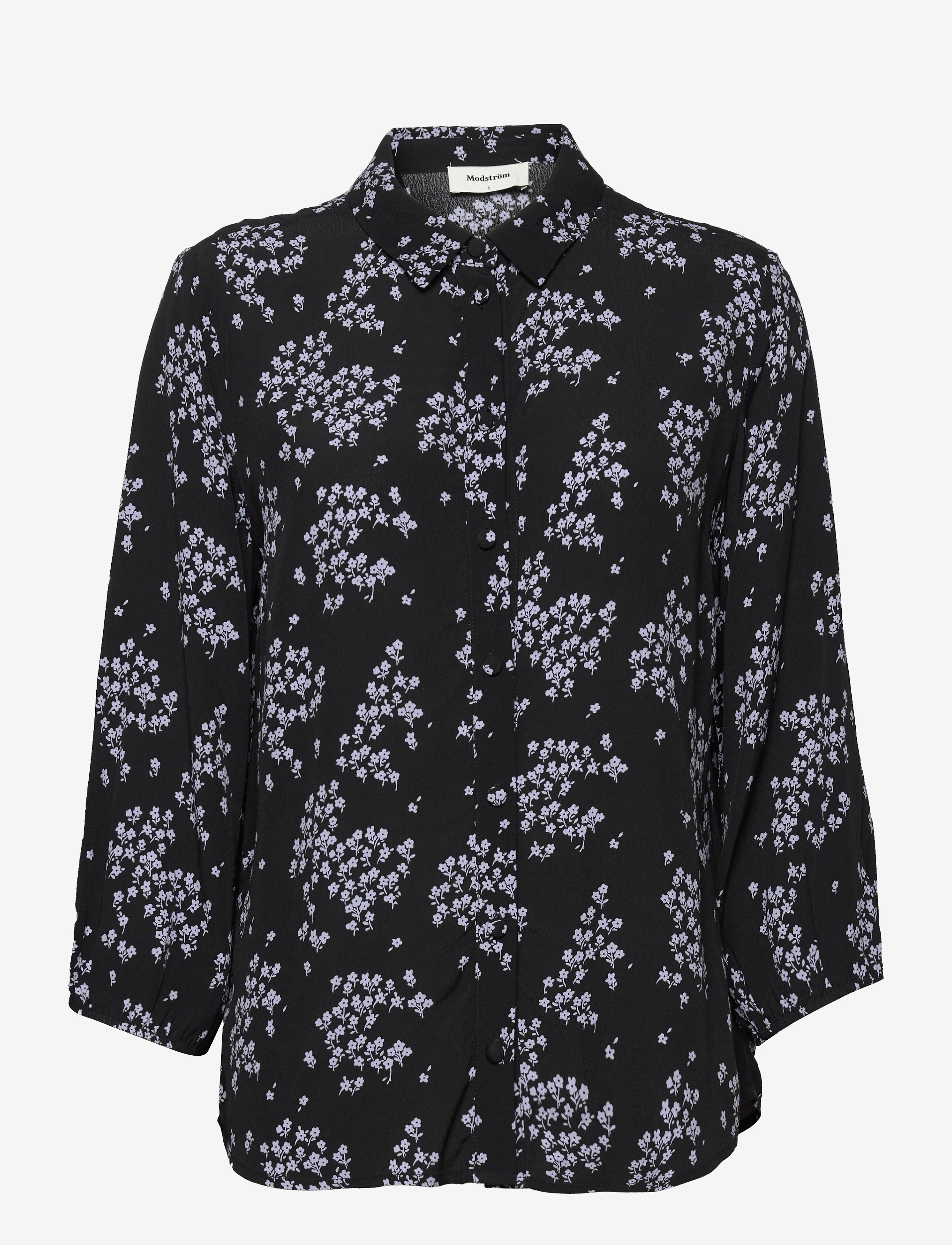 MODSTRÖM Hunch Print Shirt Schwarz - XS - Damen