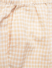 Modström - Jimmy pants - bukser med brede ben - beige check - 2