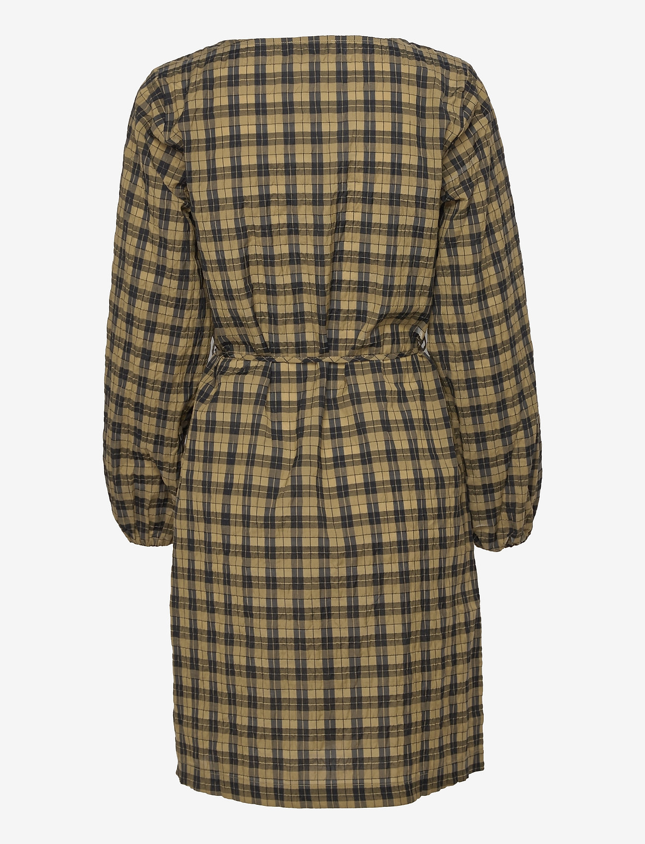 Modström - Truly dress - korta klänningar - black khaki check - 1