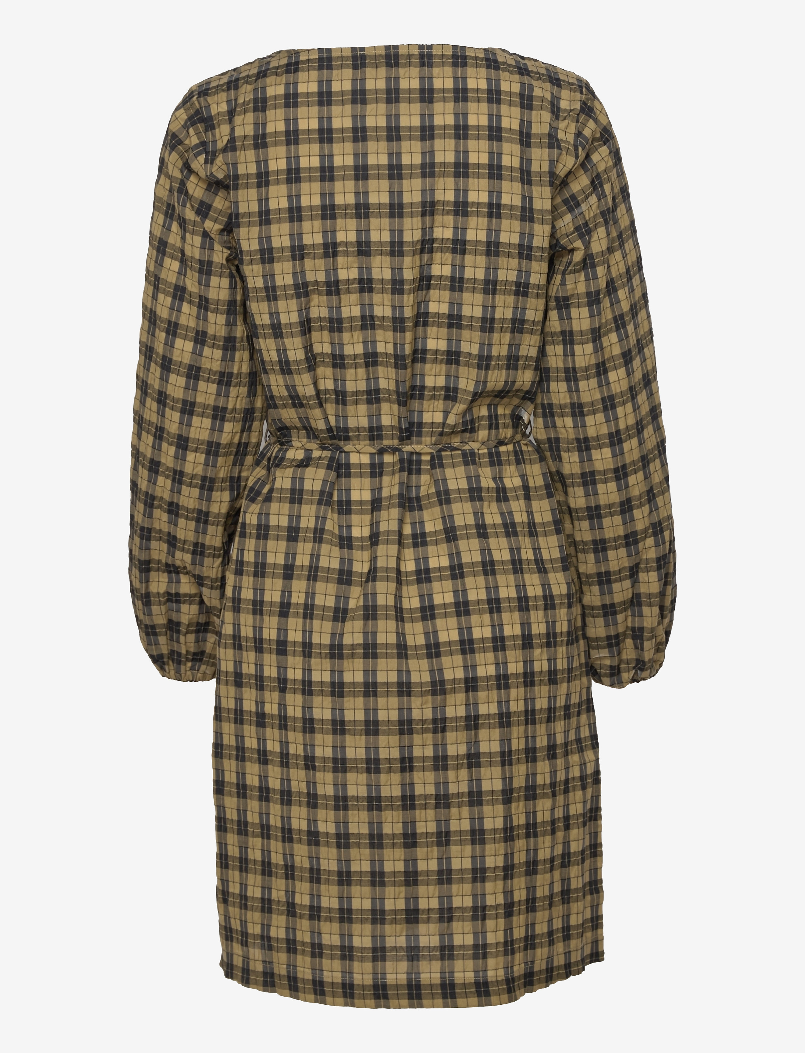 Modström - Truly dress - kurze kleider - black khaki check - 1