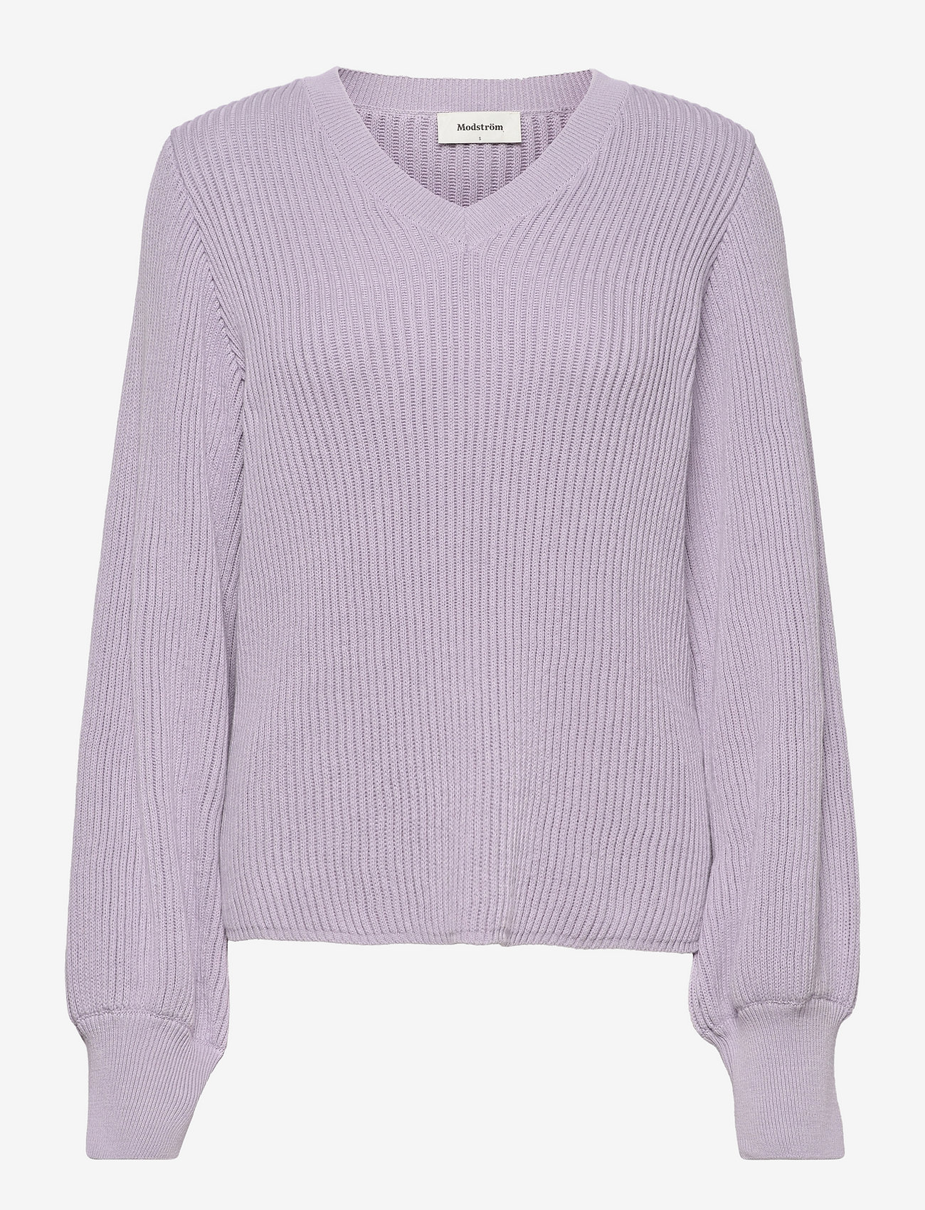 Modström - Luca v-neck - soft lavender - 0