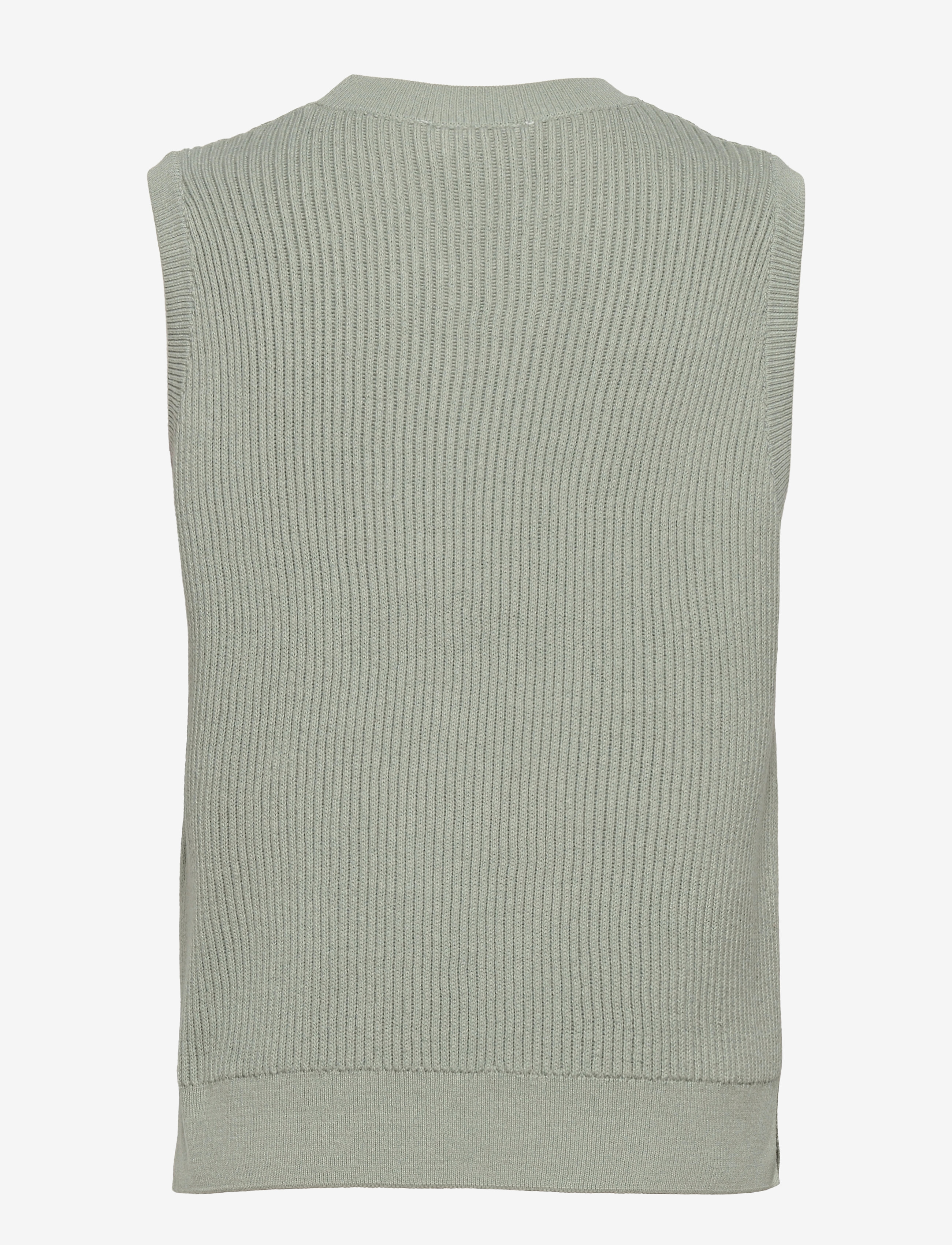 Modström - Luca vest - strikkevester - sage - 2