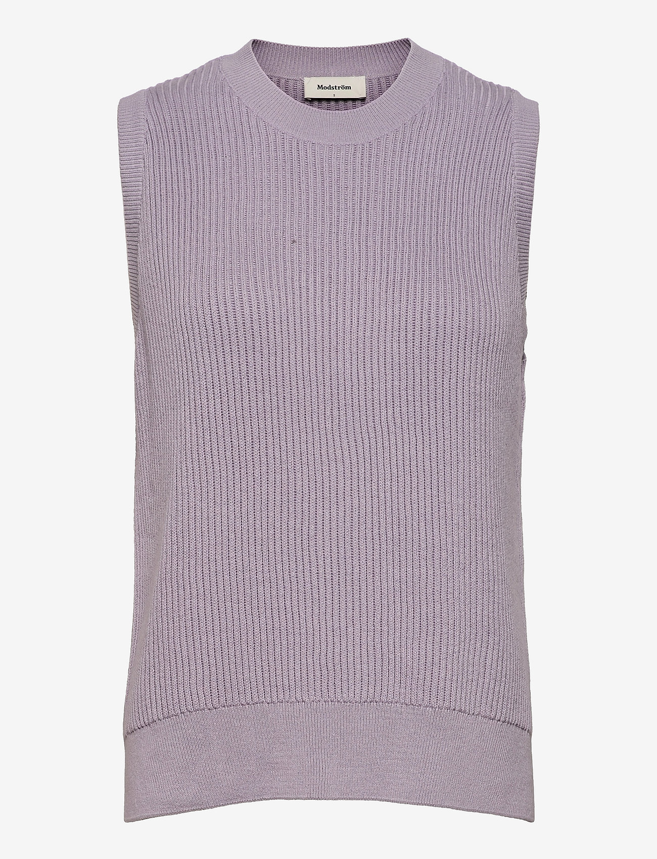 Modström - Luca vest - knitted vests - soft lavender - 0