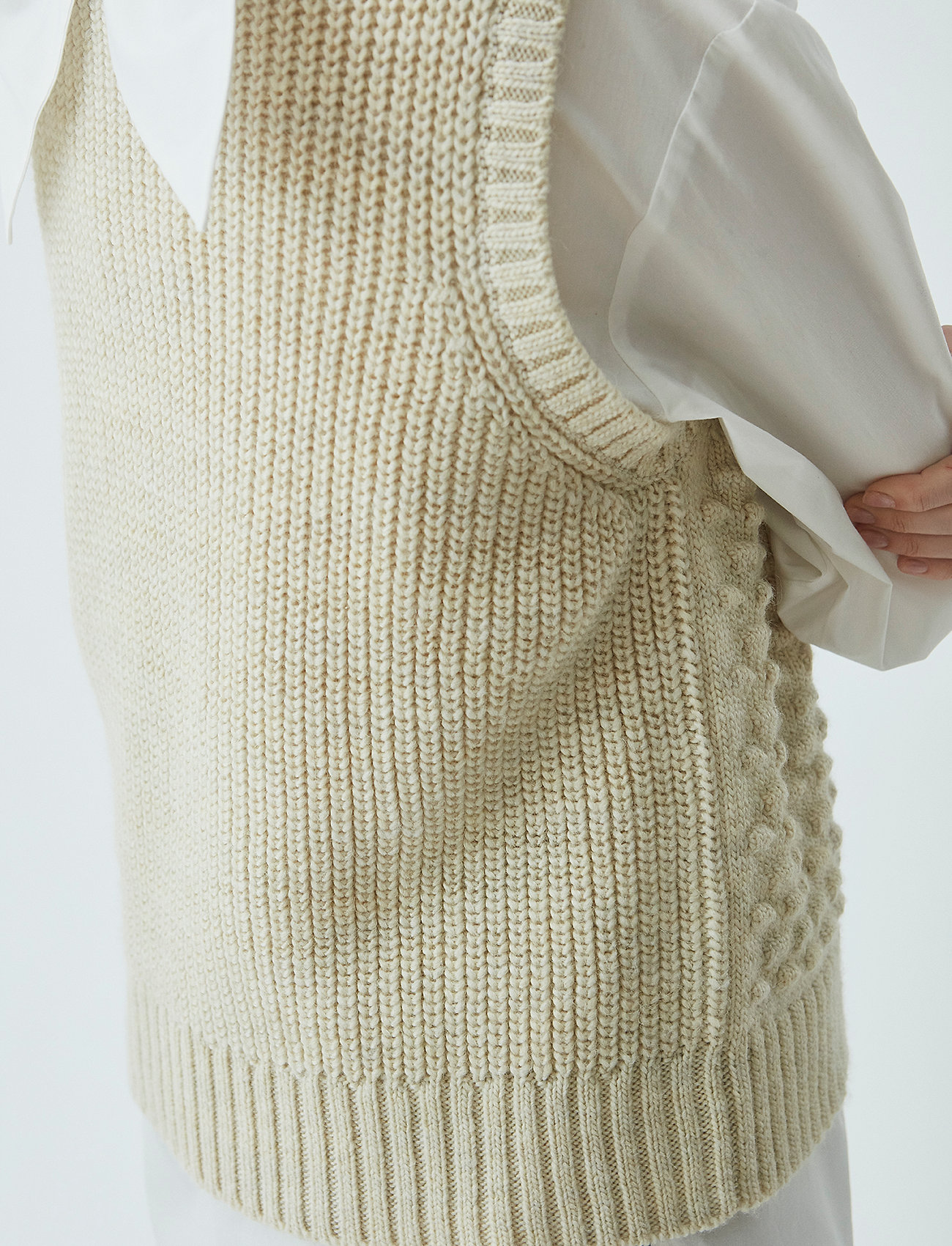 Modström - Minnie vest - off white - 3