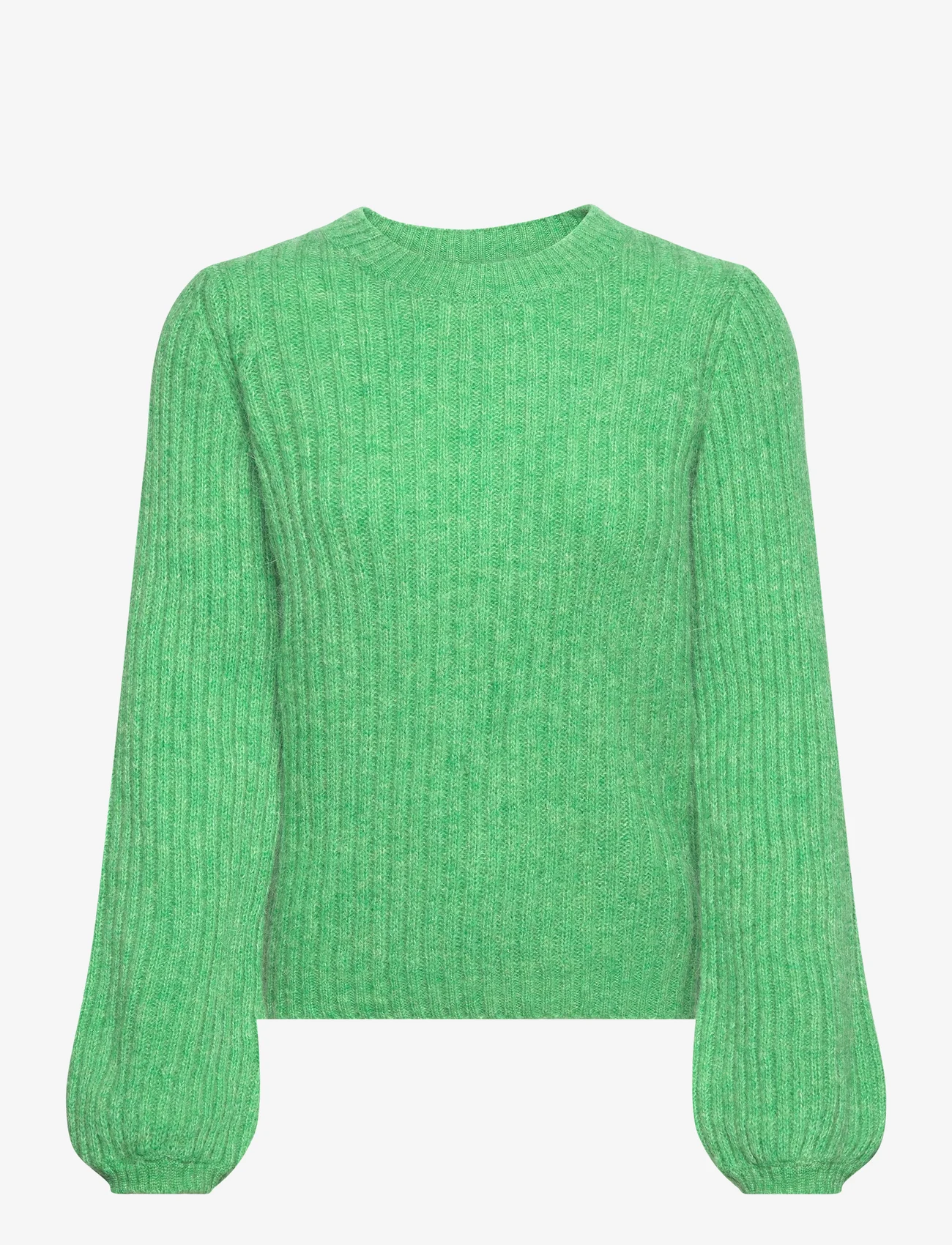 Modström - Goldie o-neck - jumpers - faded green - 0