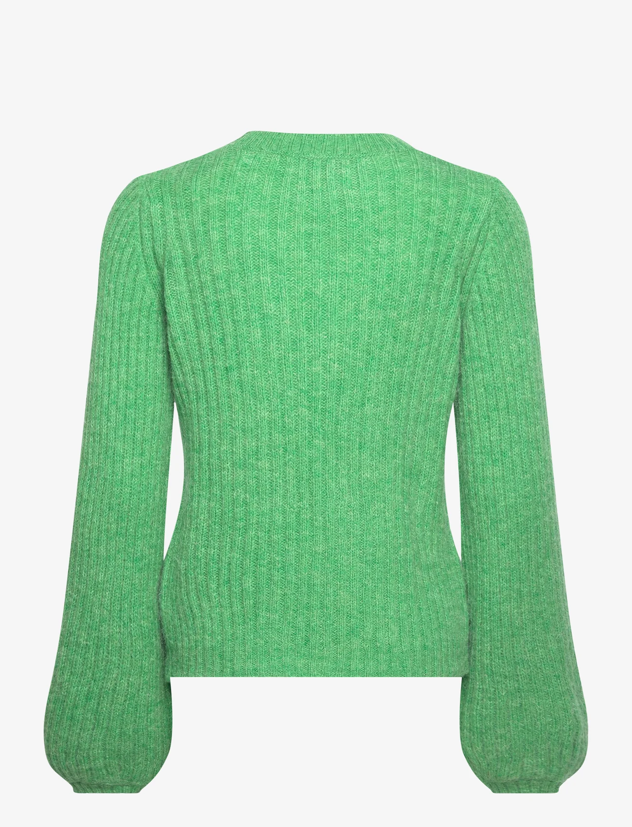 Modström - Goldie o-neck - jumpers - faded green - 1