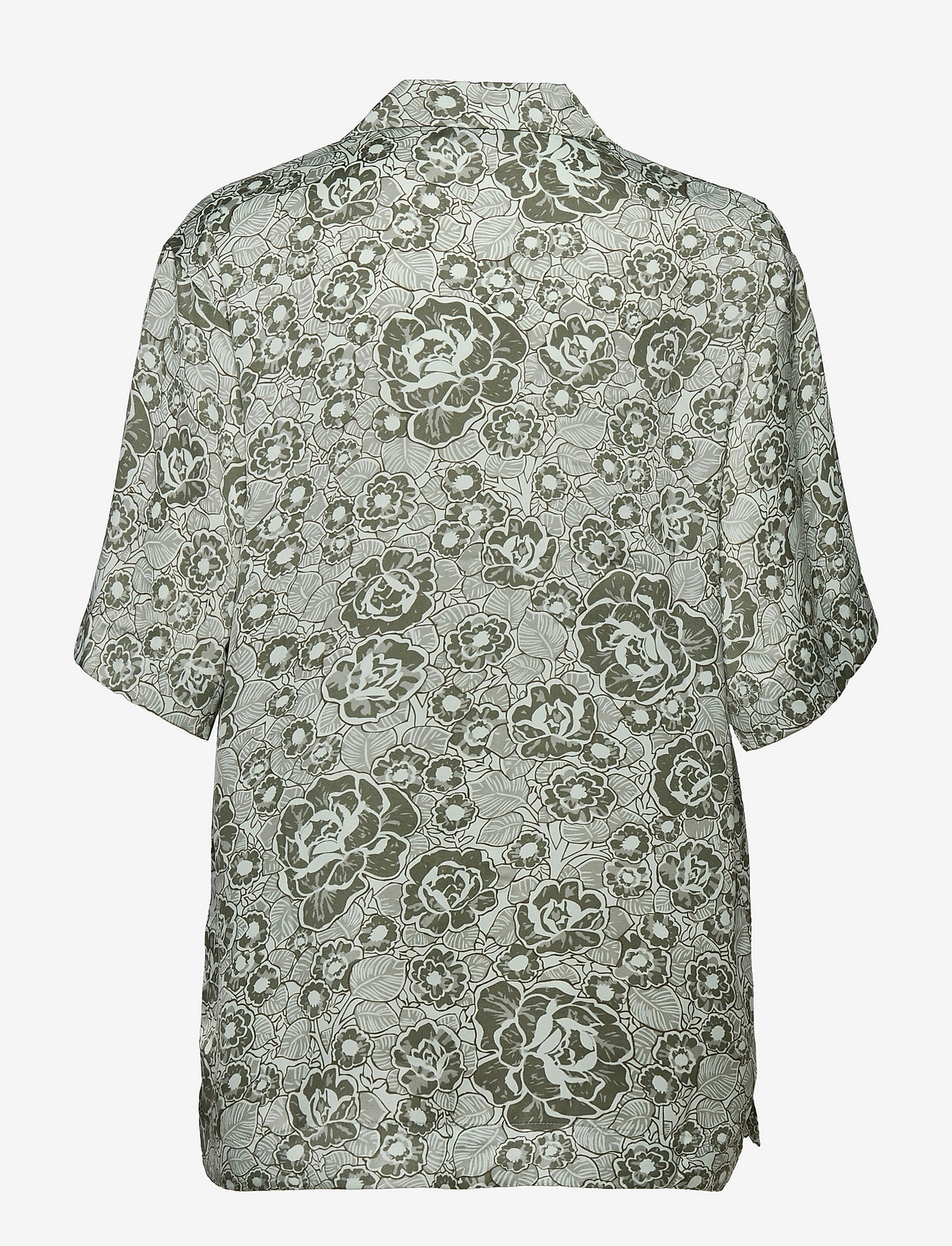 Modström - Leo print shirt - kortærmede skjorter - sage rose - 1