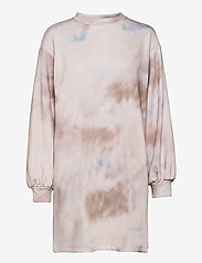 Modström - Holly print dress - t-shirt dresses - sage tie dye - 0