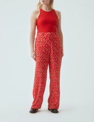 Modström - Lotte print pants - bukser med brede ben - cherry blossom - 2