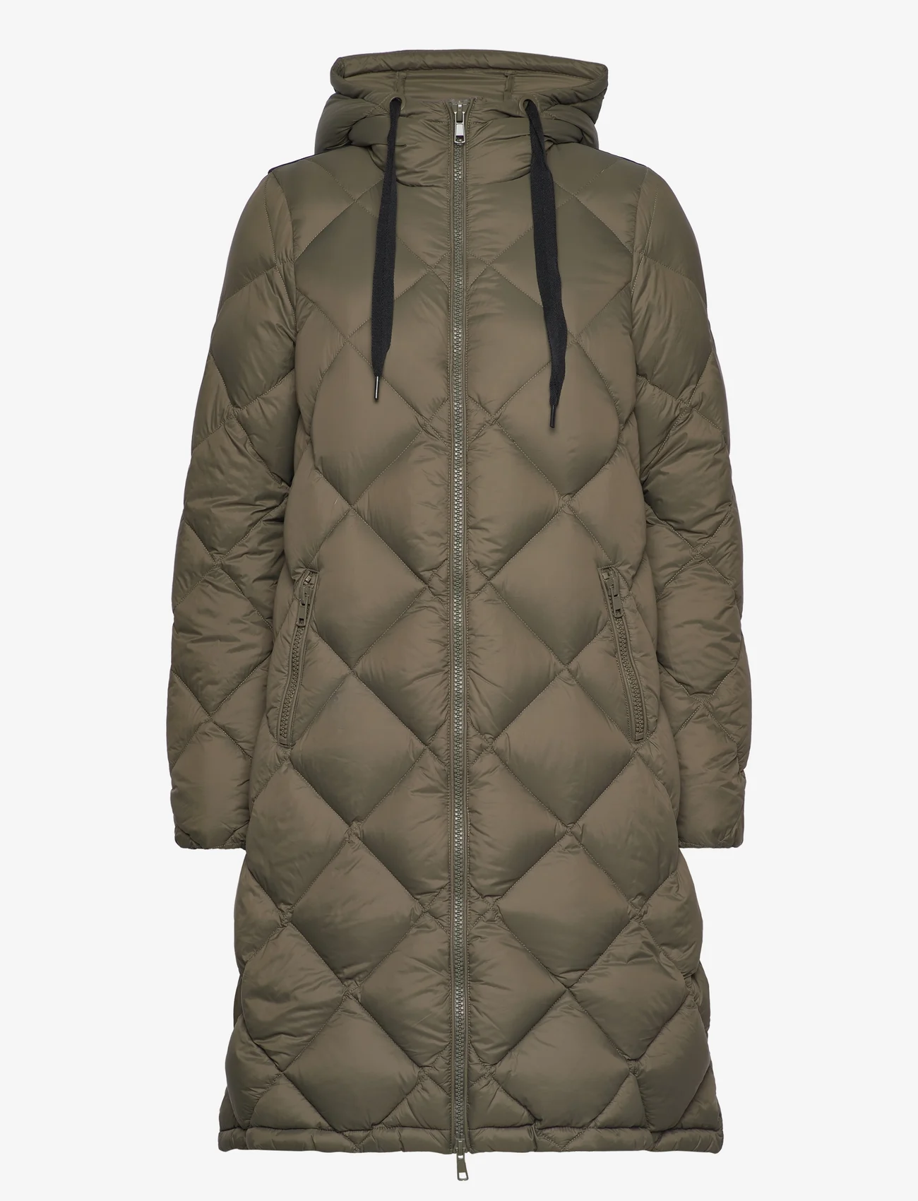 Modström - Kyra coat - winter jackets - dark army - 0