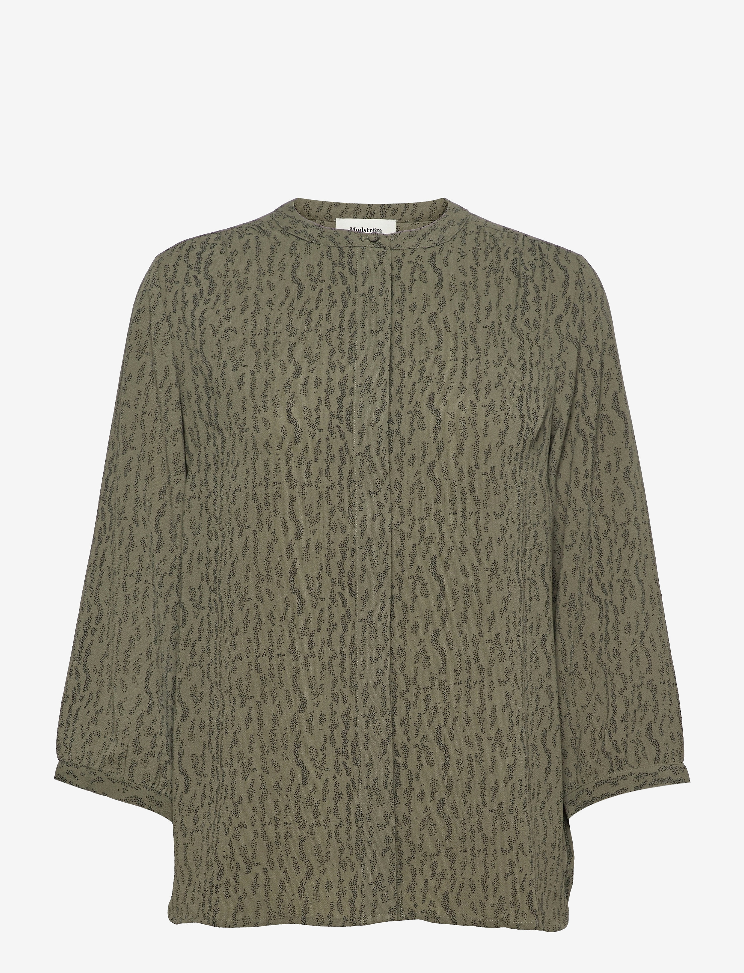 Modström Lois print shirt - Modström - ELMWOOD DOT / green
