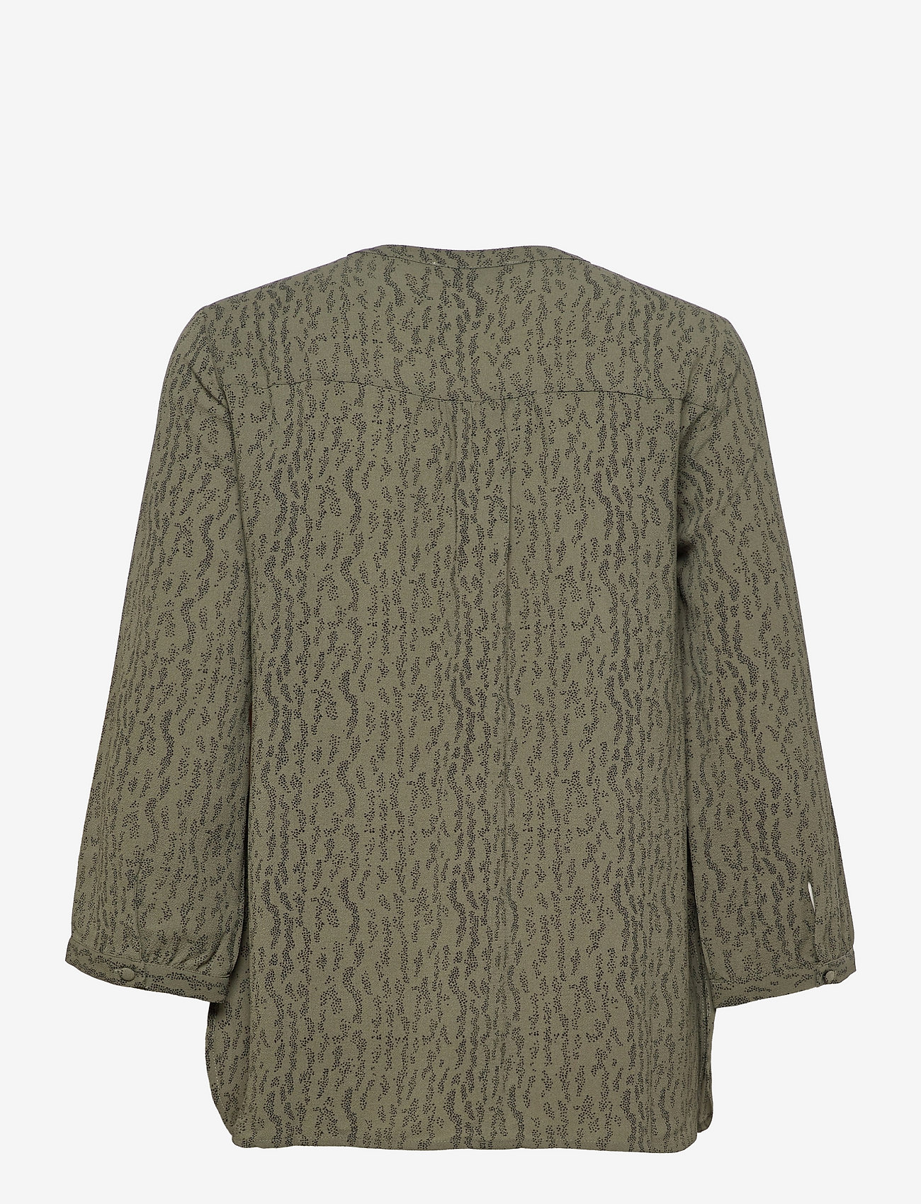 Modström - Lois print shirt - langärmlige blusen - elmwood dot - 1